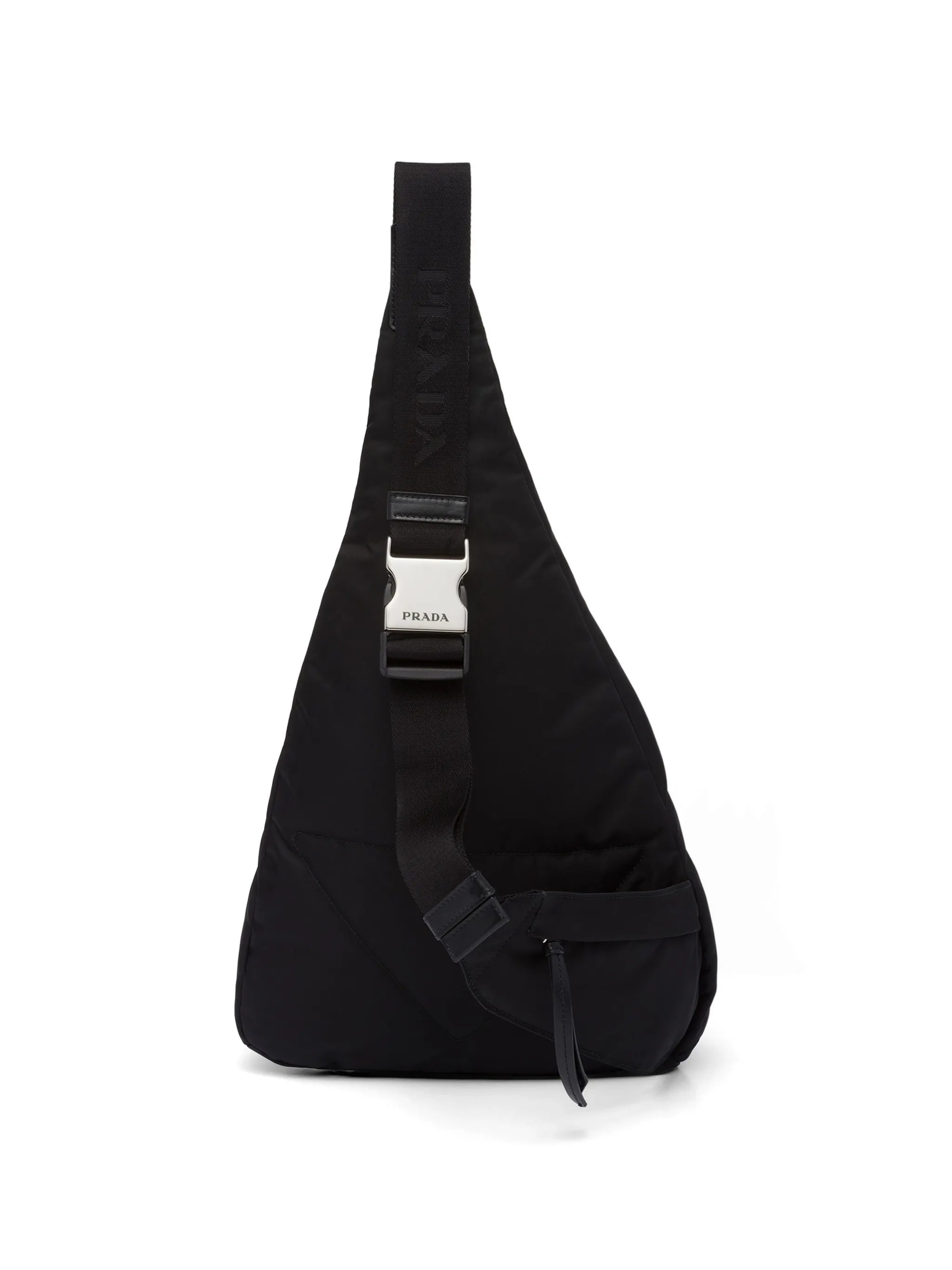 Re-Nylon logo-plaque backpack