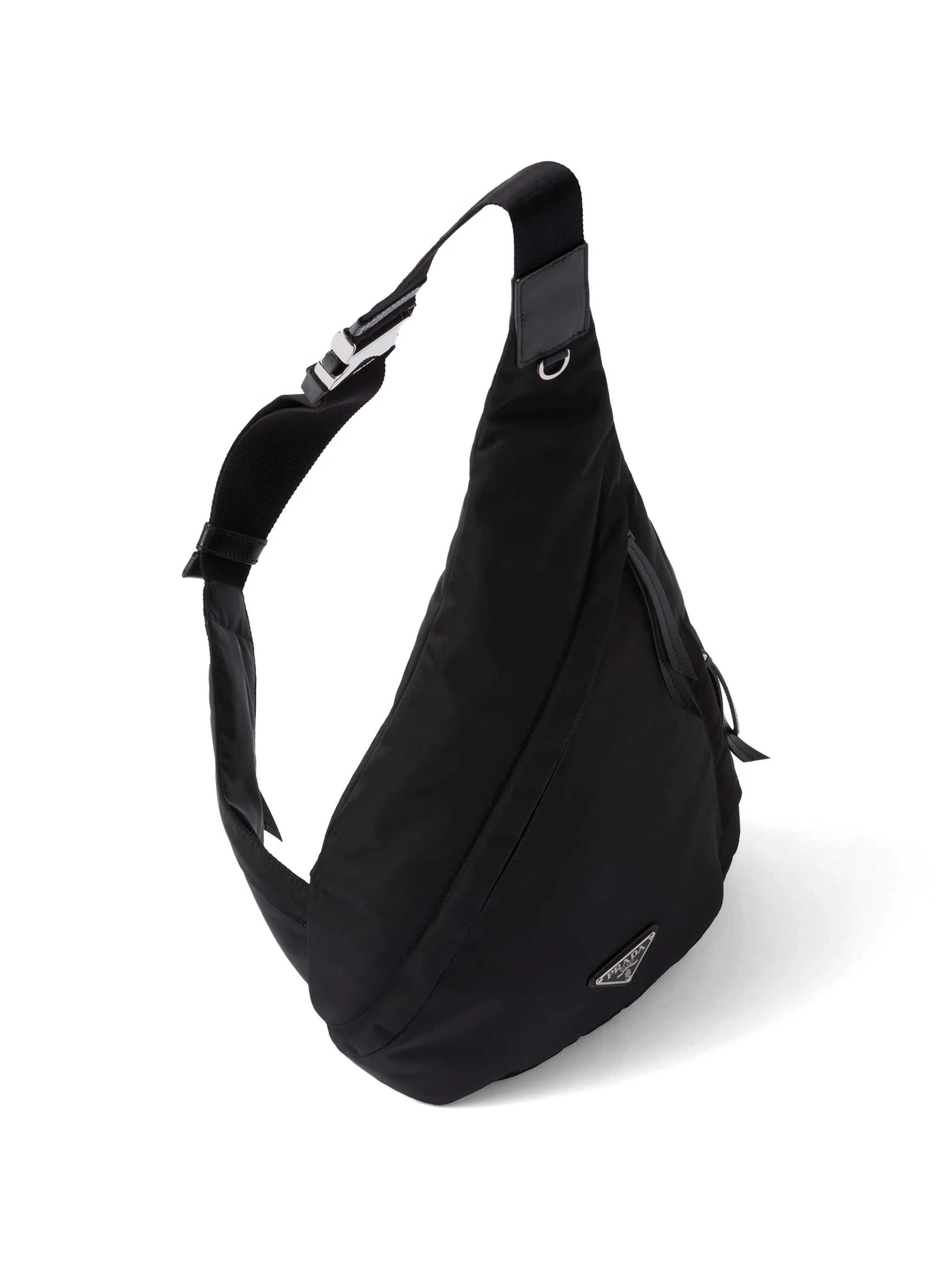 Re-Nylon logo-plaque backpack