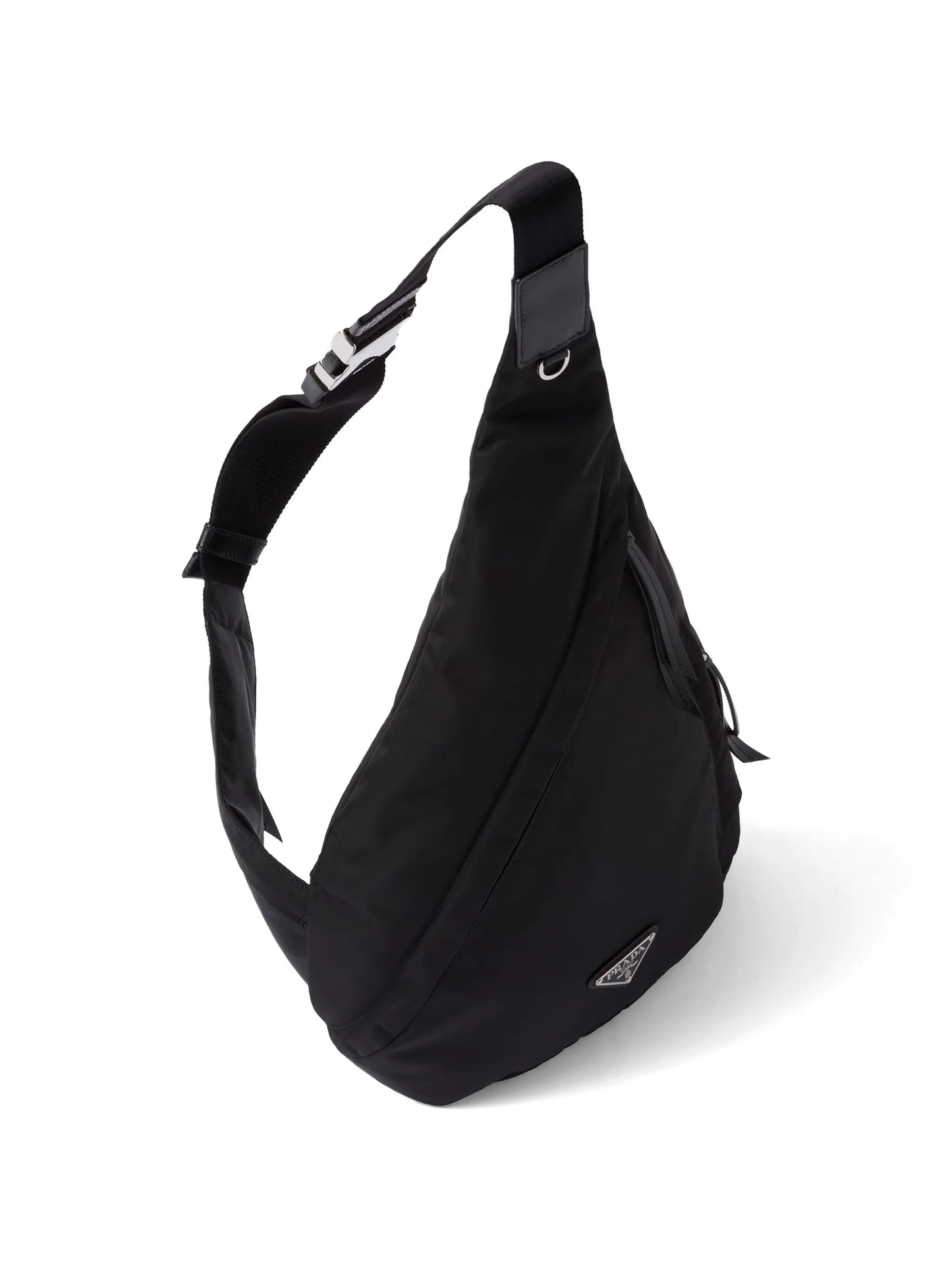 Re-Nylon logo-plaque backpack