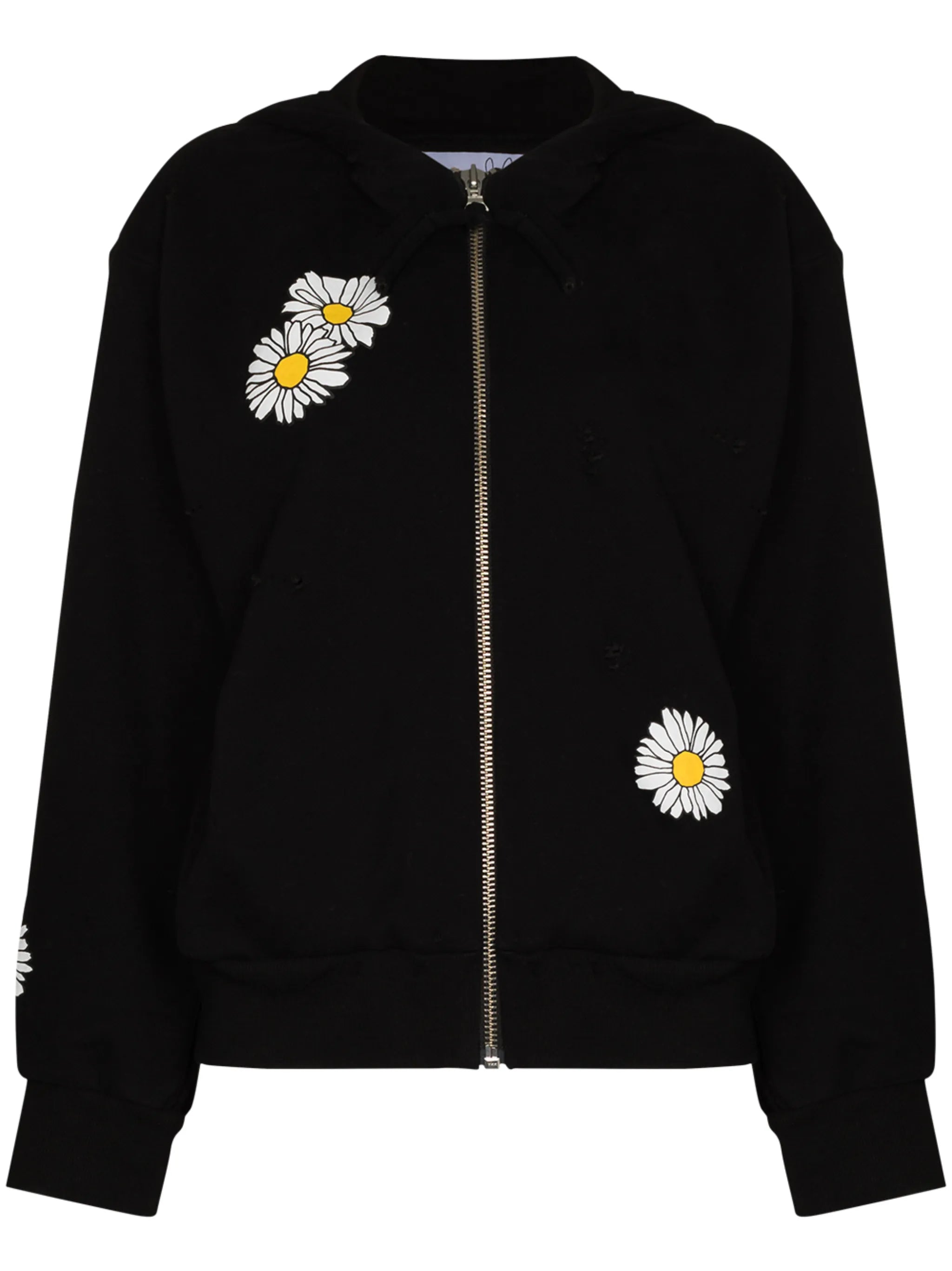 daisy-print hoodie