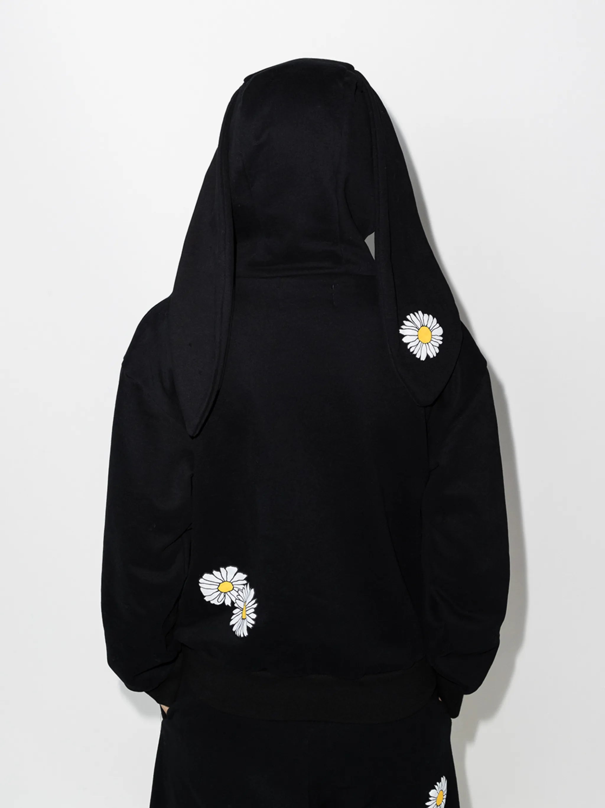 daisy-print hoodie