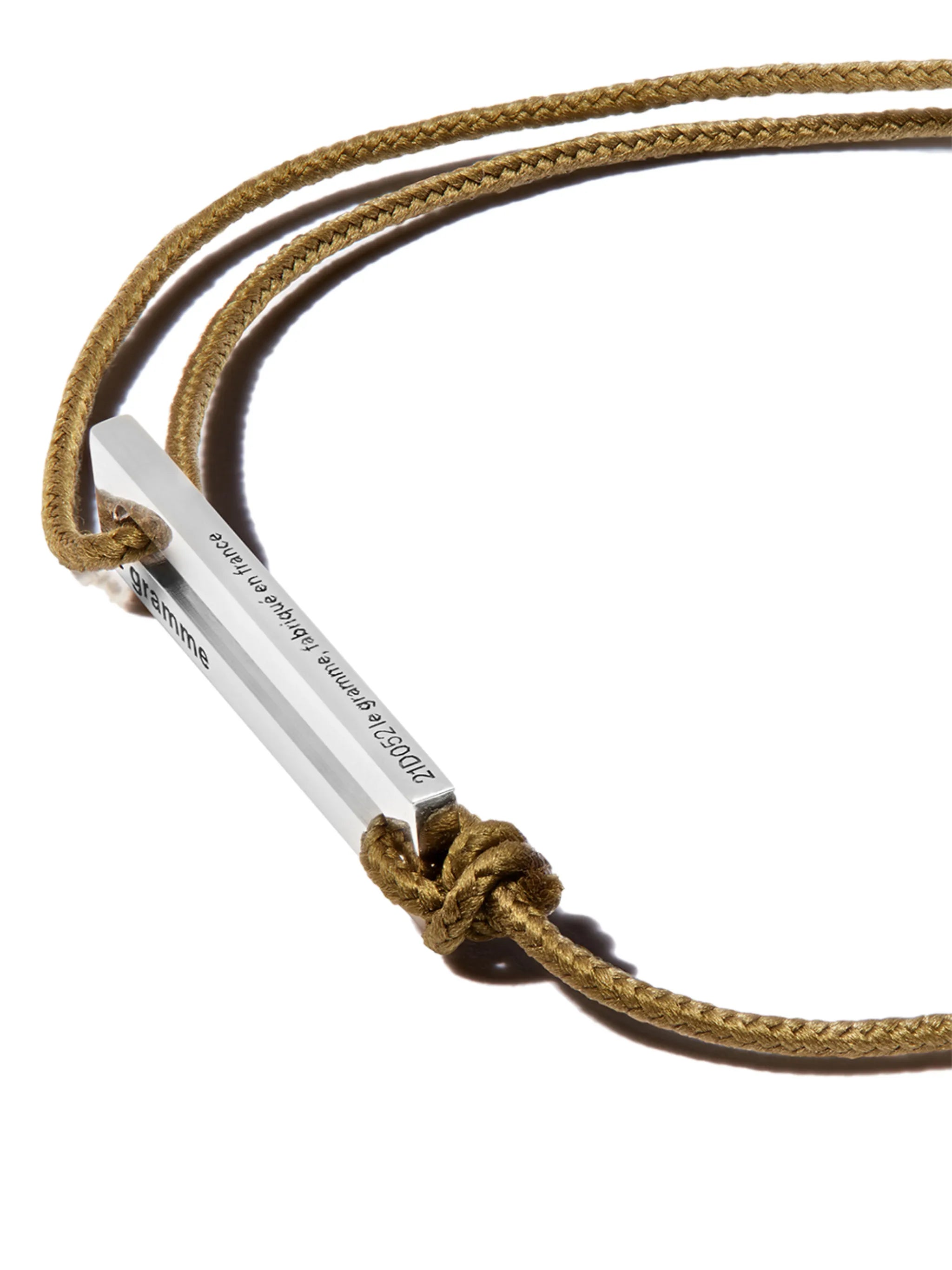 1.7g cord punched bracelet