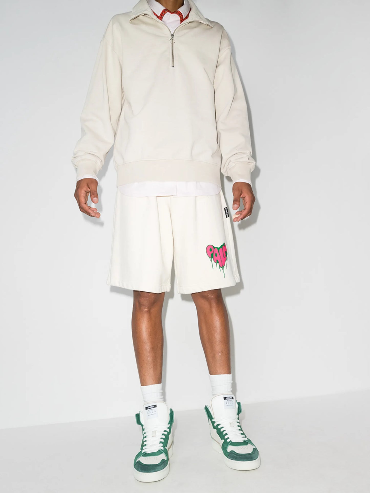 Dice high-top sneakers
