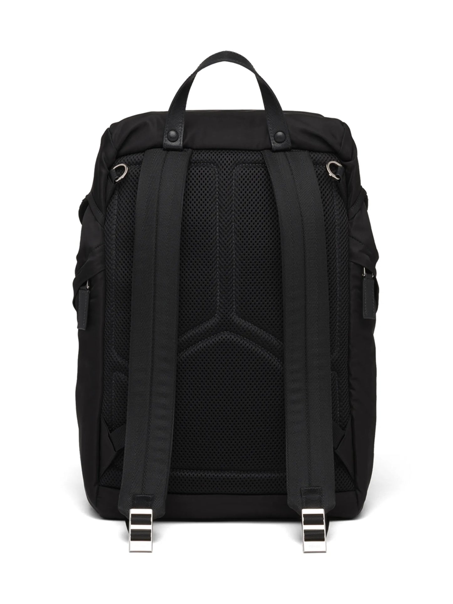 logo-plaque multi-pocket backpack
