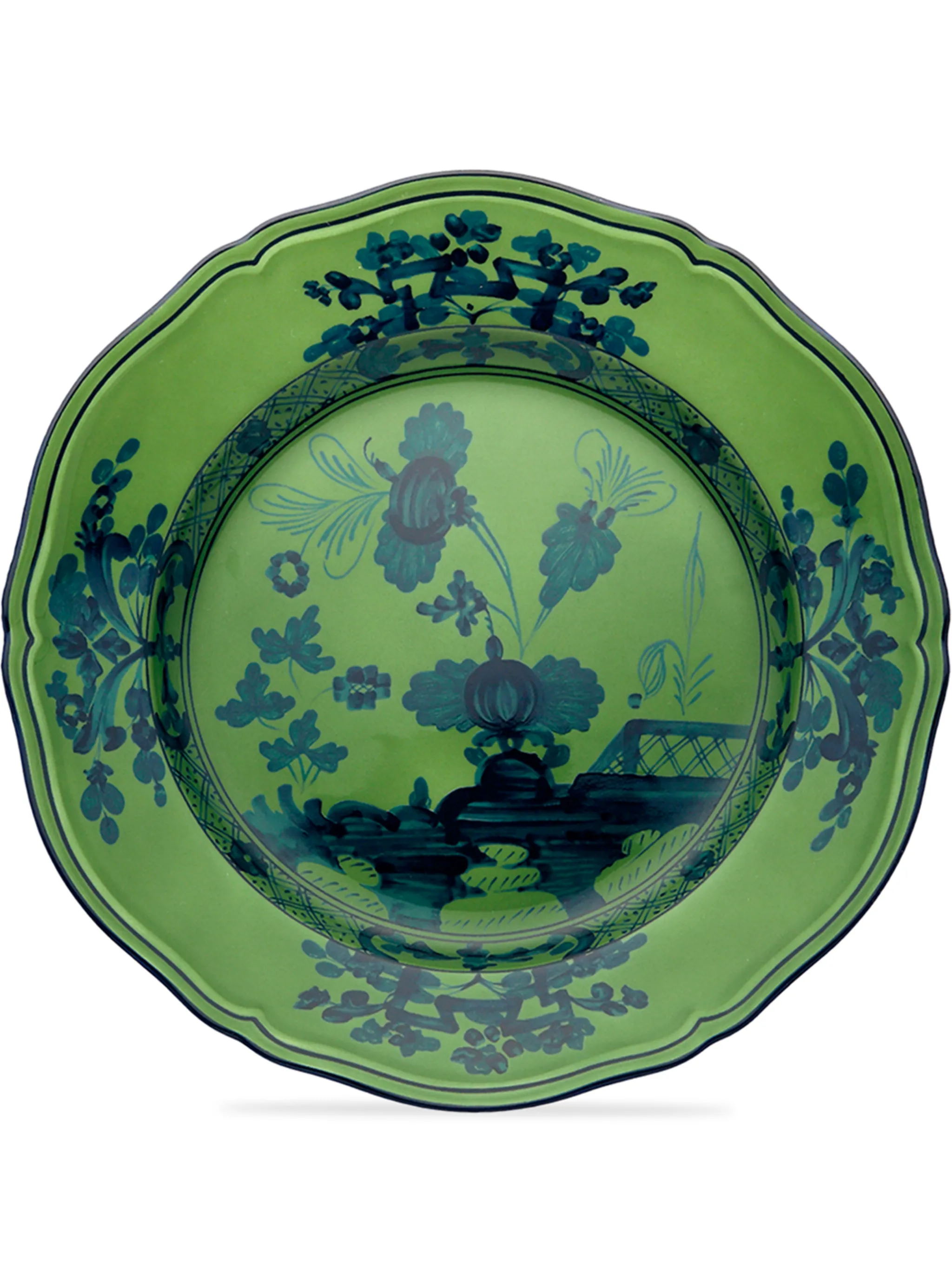 Oriente Italiano Malachite charger plate