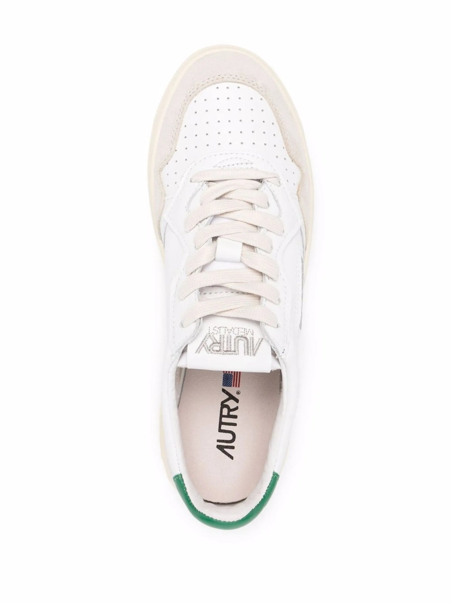 logo-patch lace-up sneakers