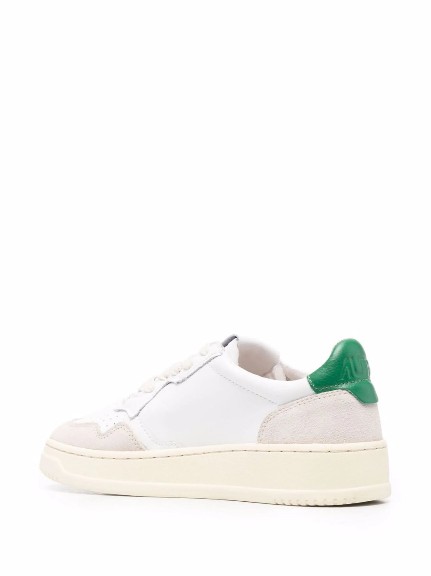 logo-patch lace-up sneakers