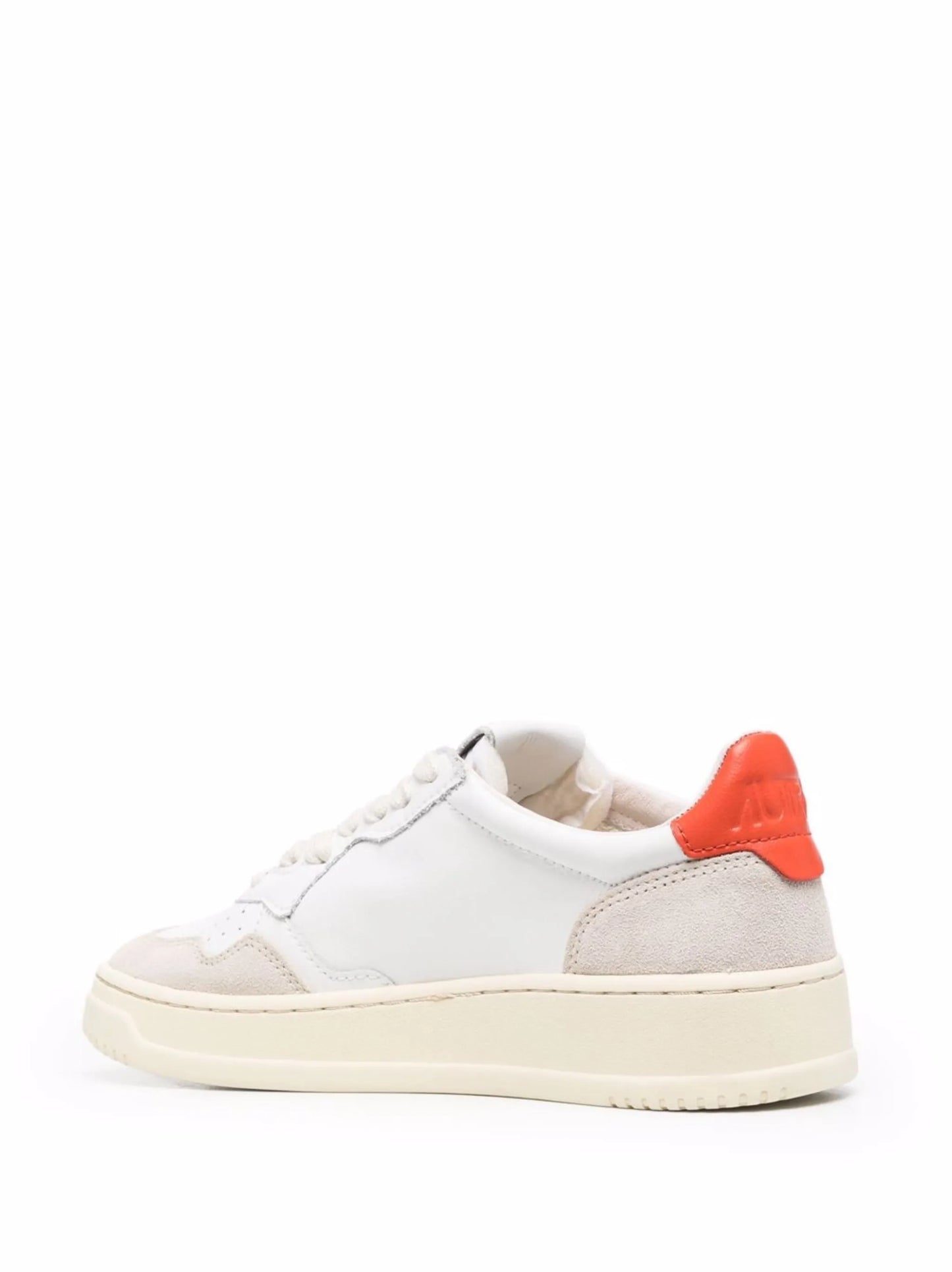 logo-patch lace-up sneakers