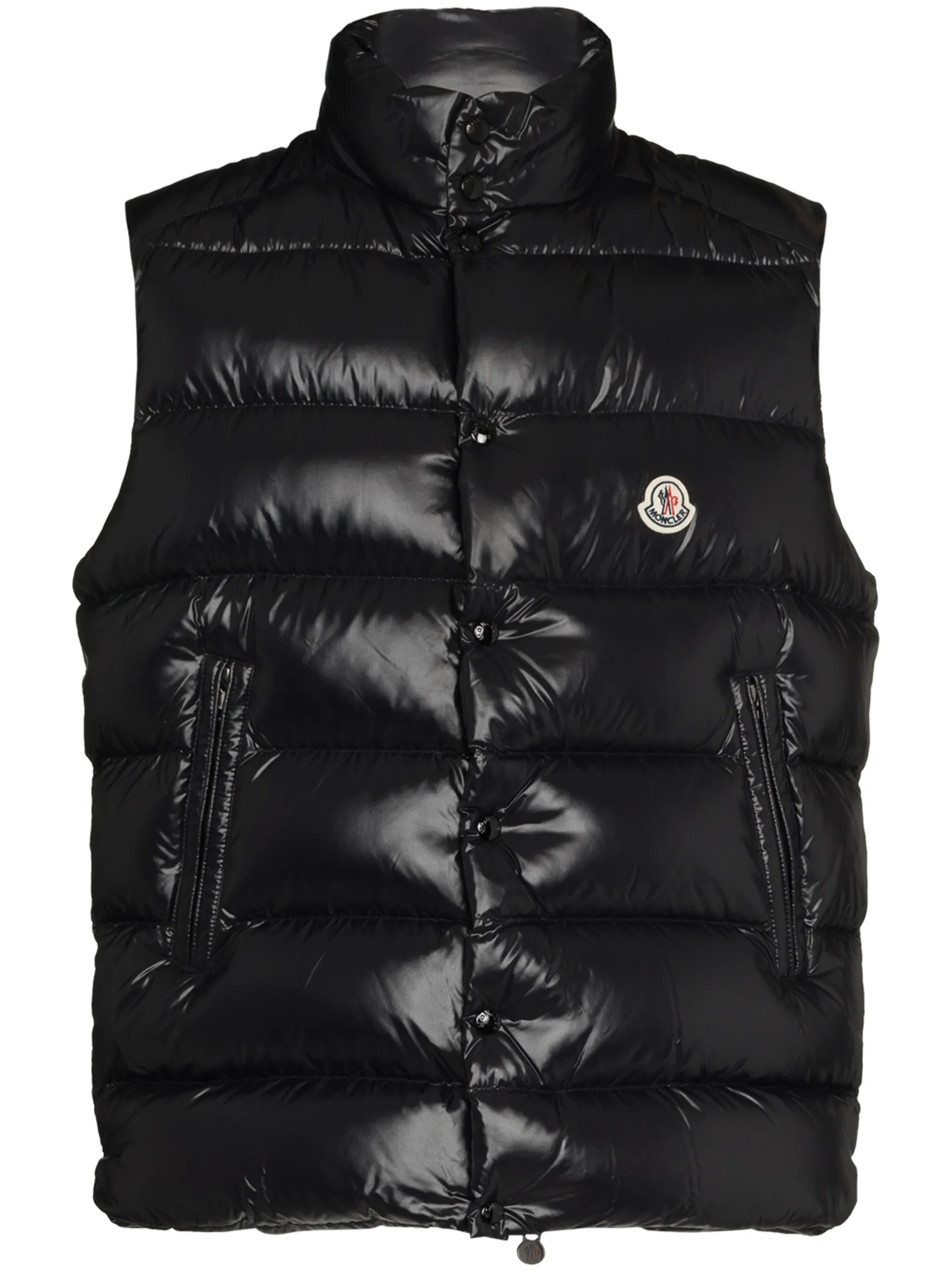 Tibb quilted logo-patch gilet