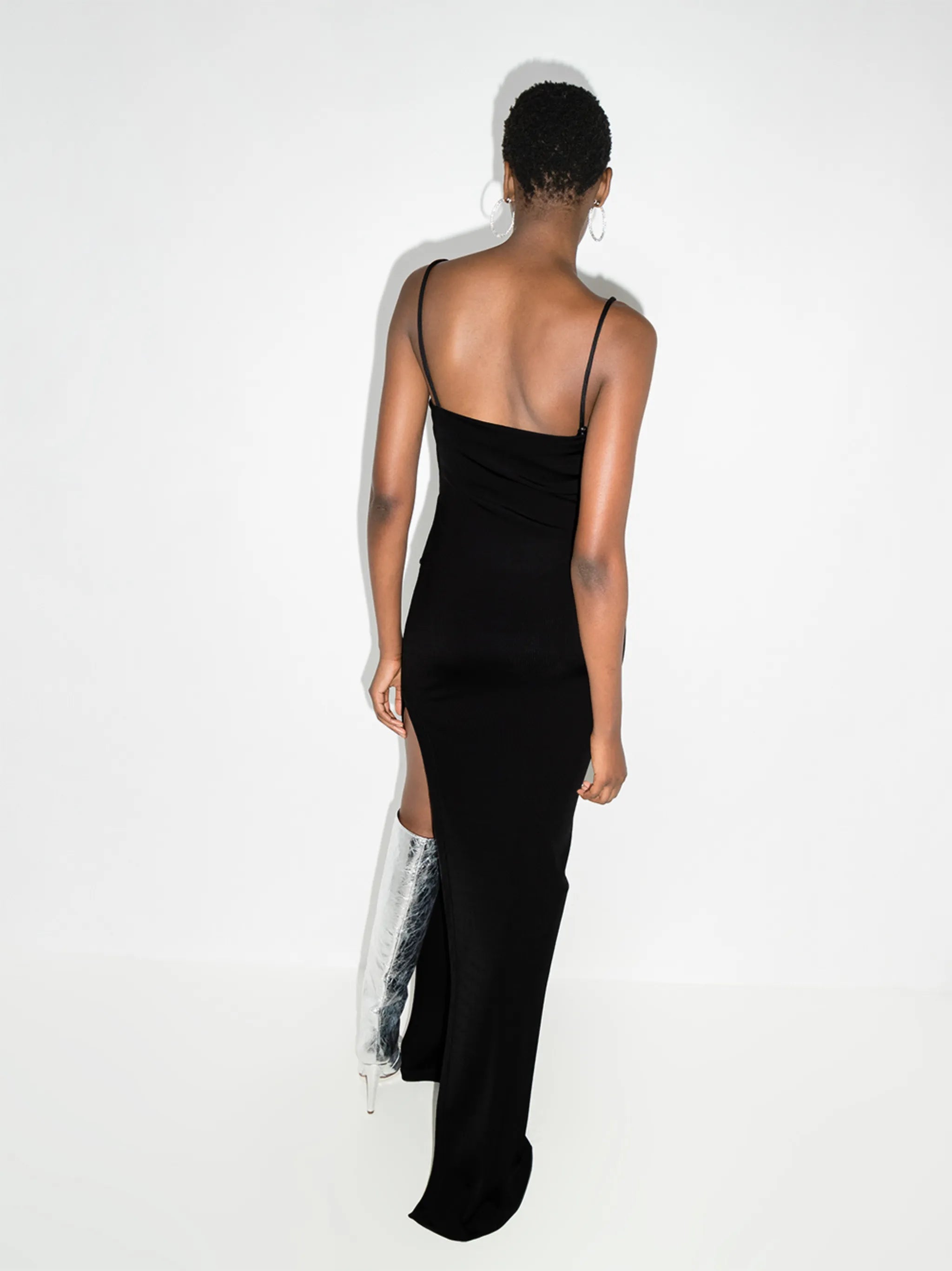 cutout crystal-embellished maxi dress