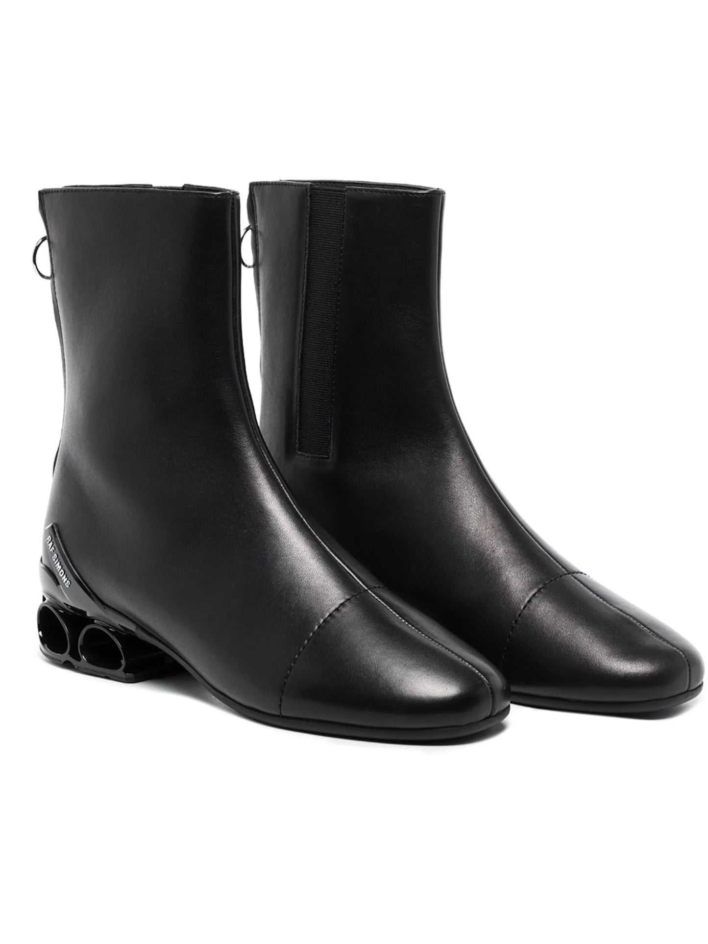 Cycloid-4 leather ankle boots