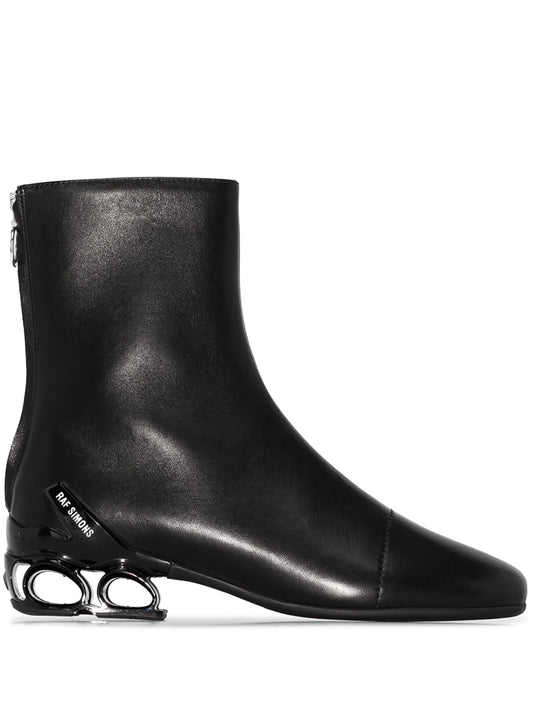 Cycloid-4 leather ankle boots