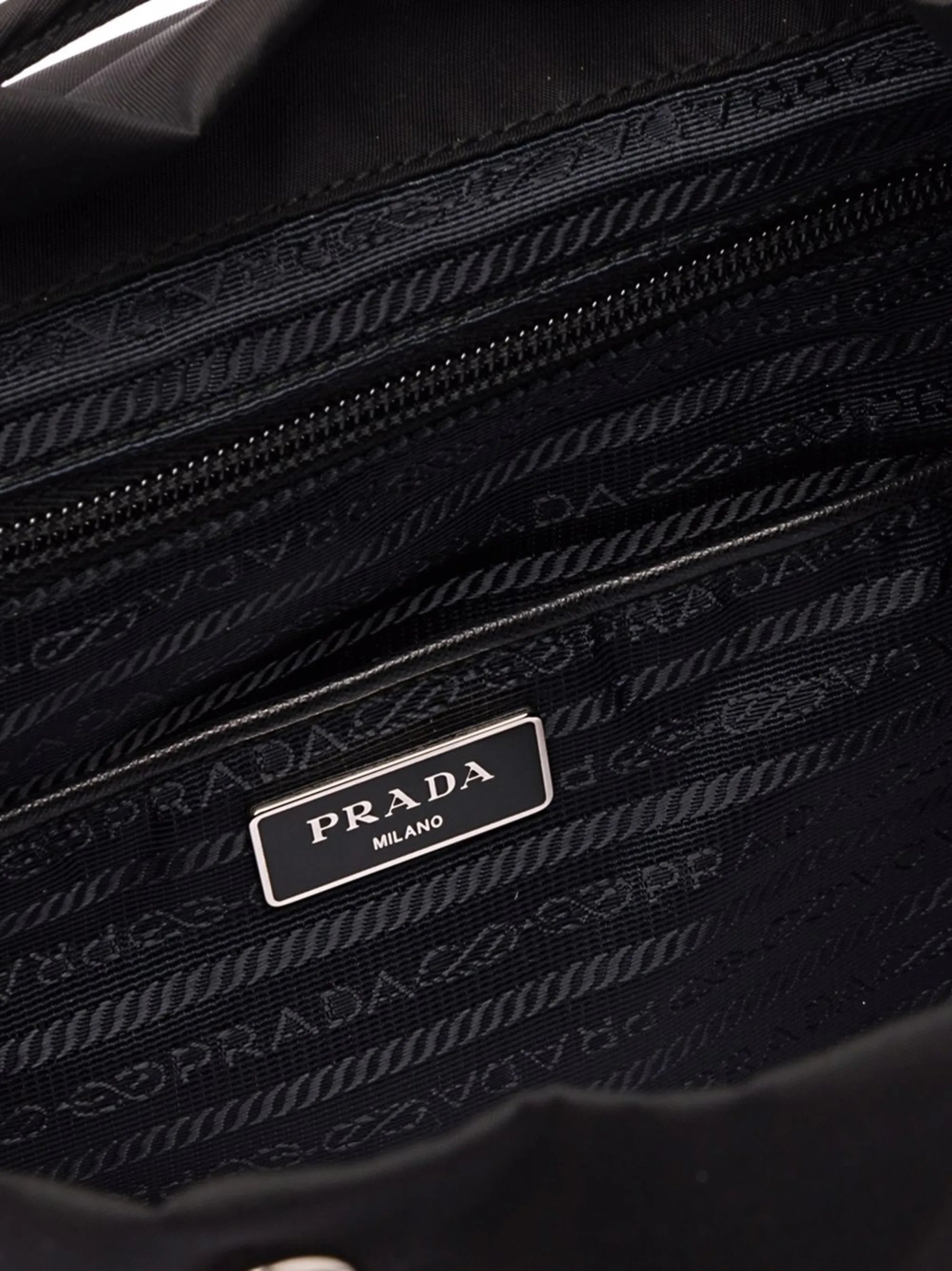 small triangle-logo backpack