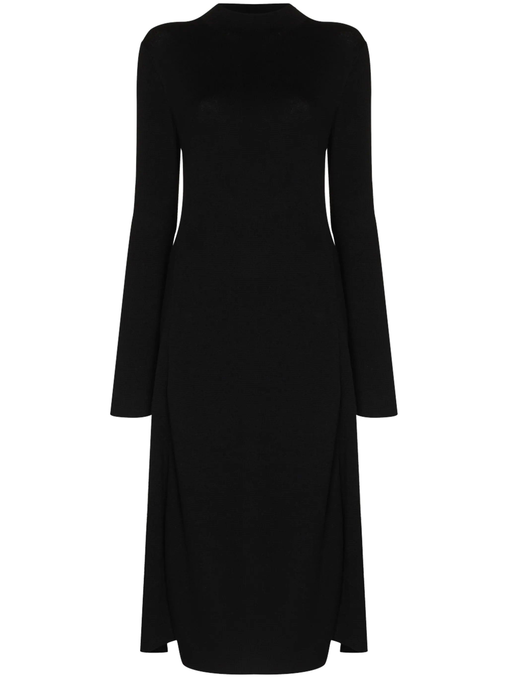 cut-out back midi dress