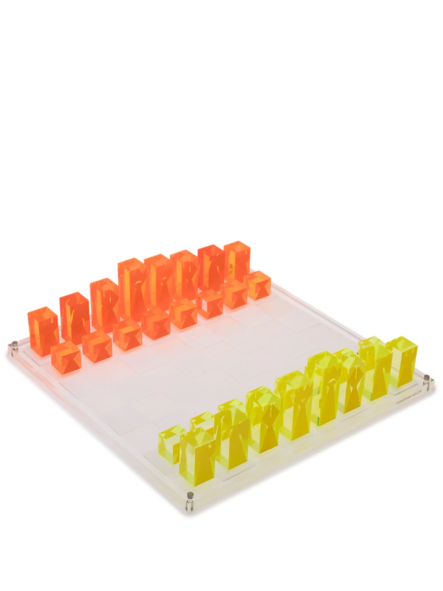 acrylic chess set