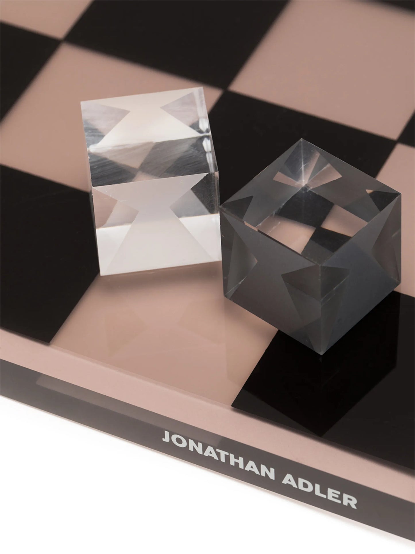 acrylic chess set