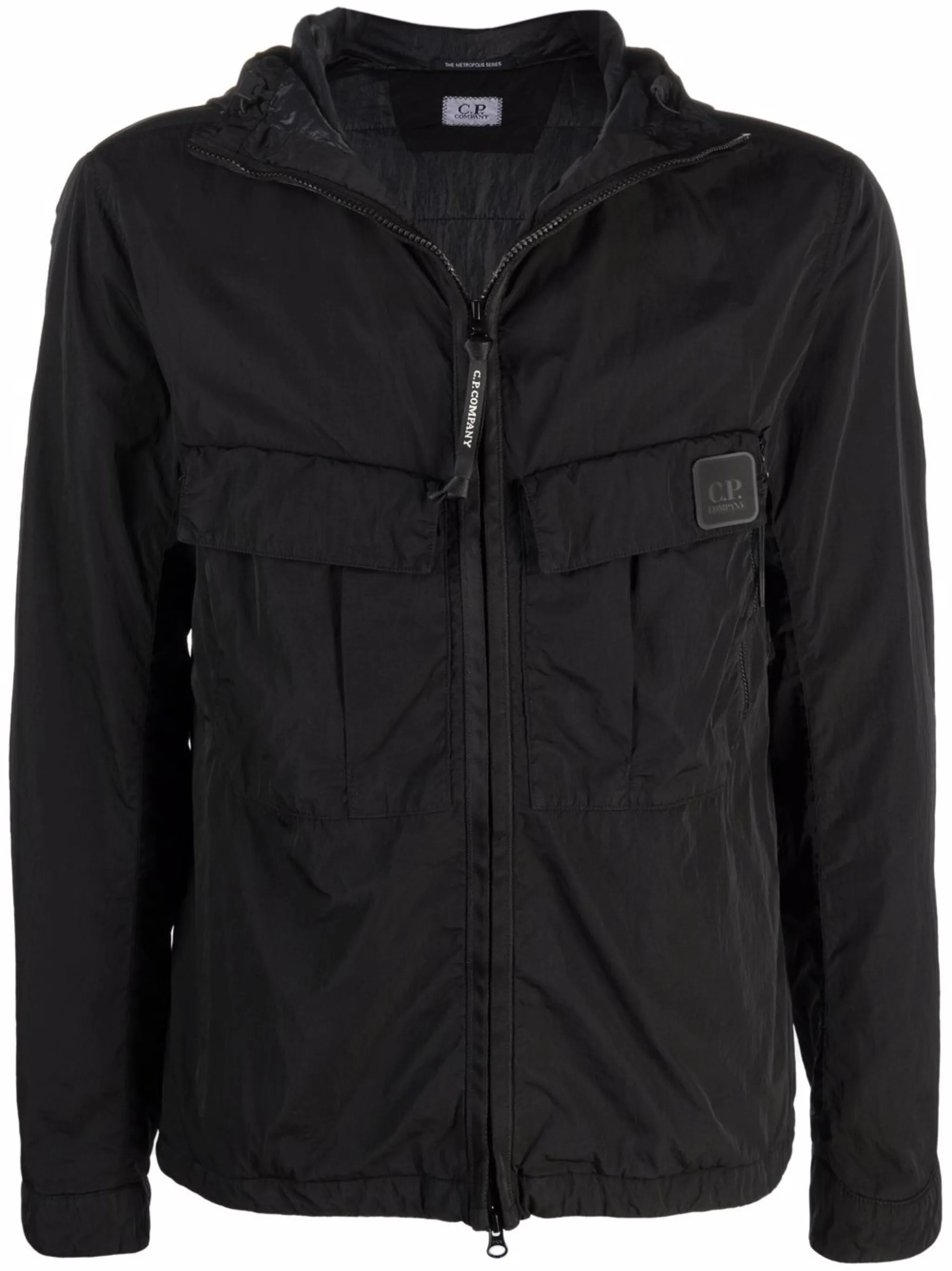 Chrome hooded jacket