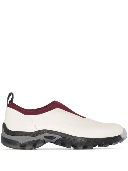 two-tone low-top sneakers