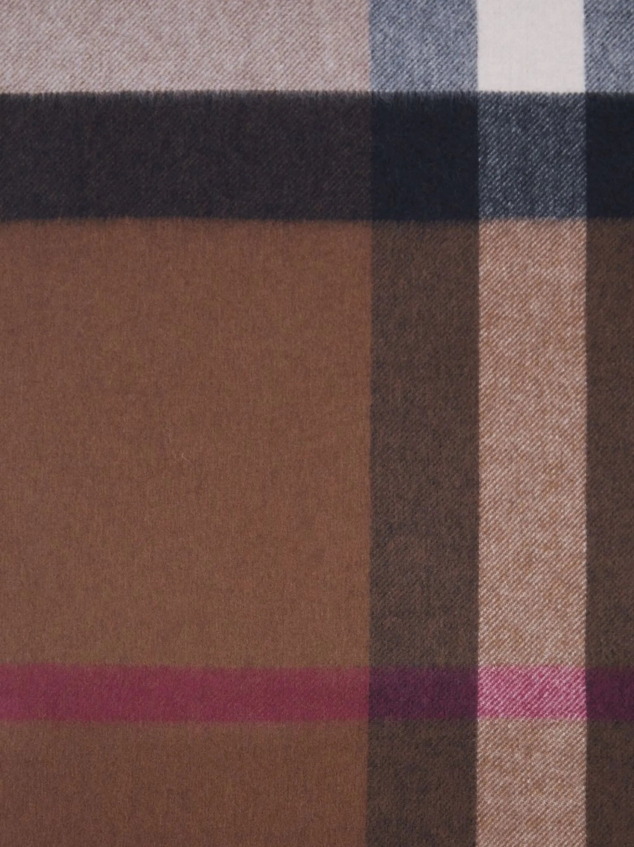 check cashmere blanket