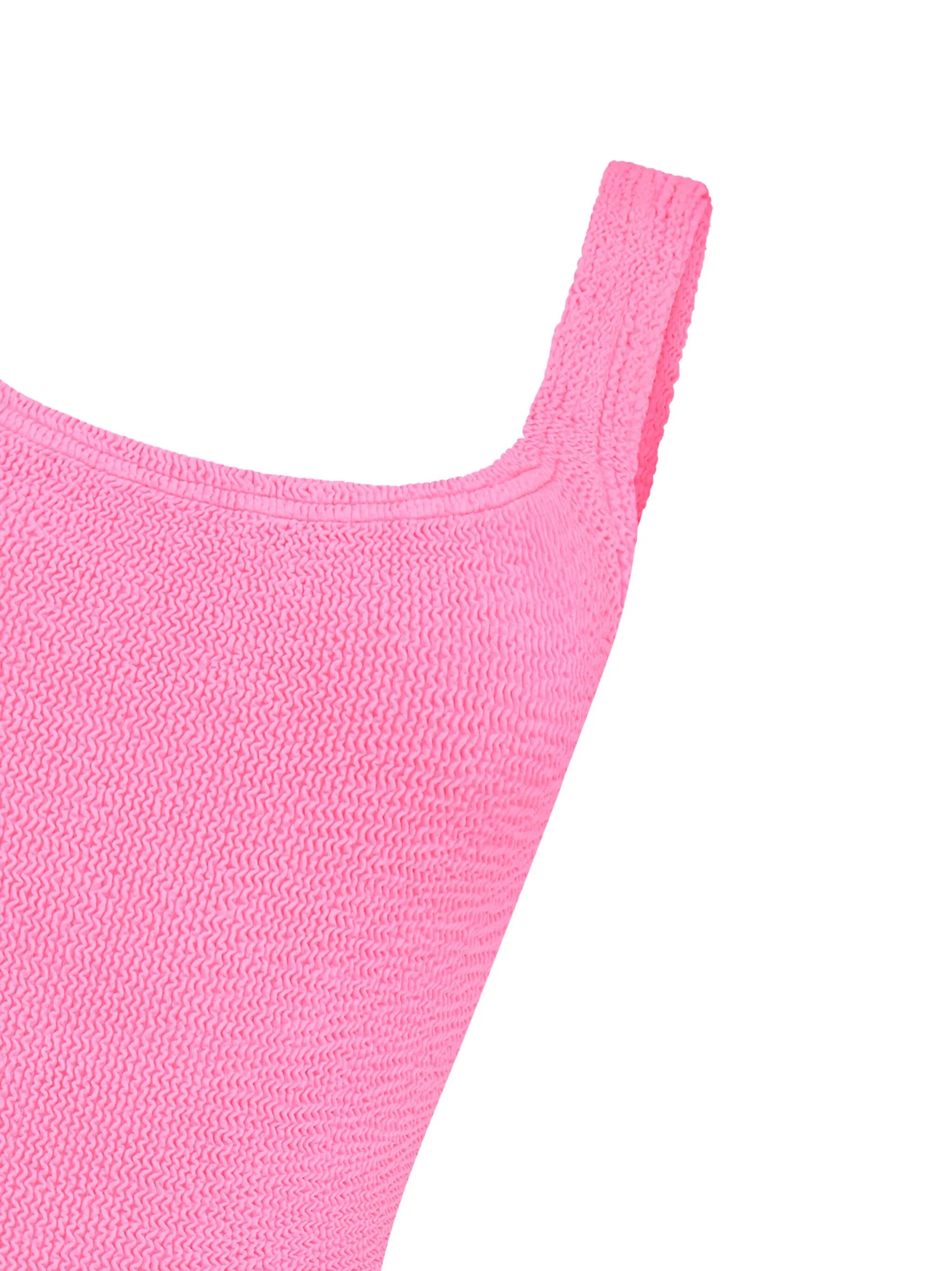 crinkle-effect swimsuit