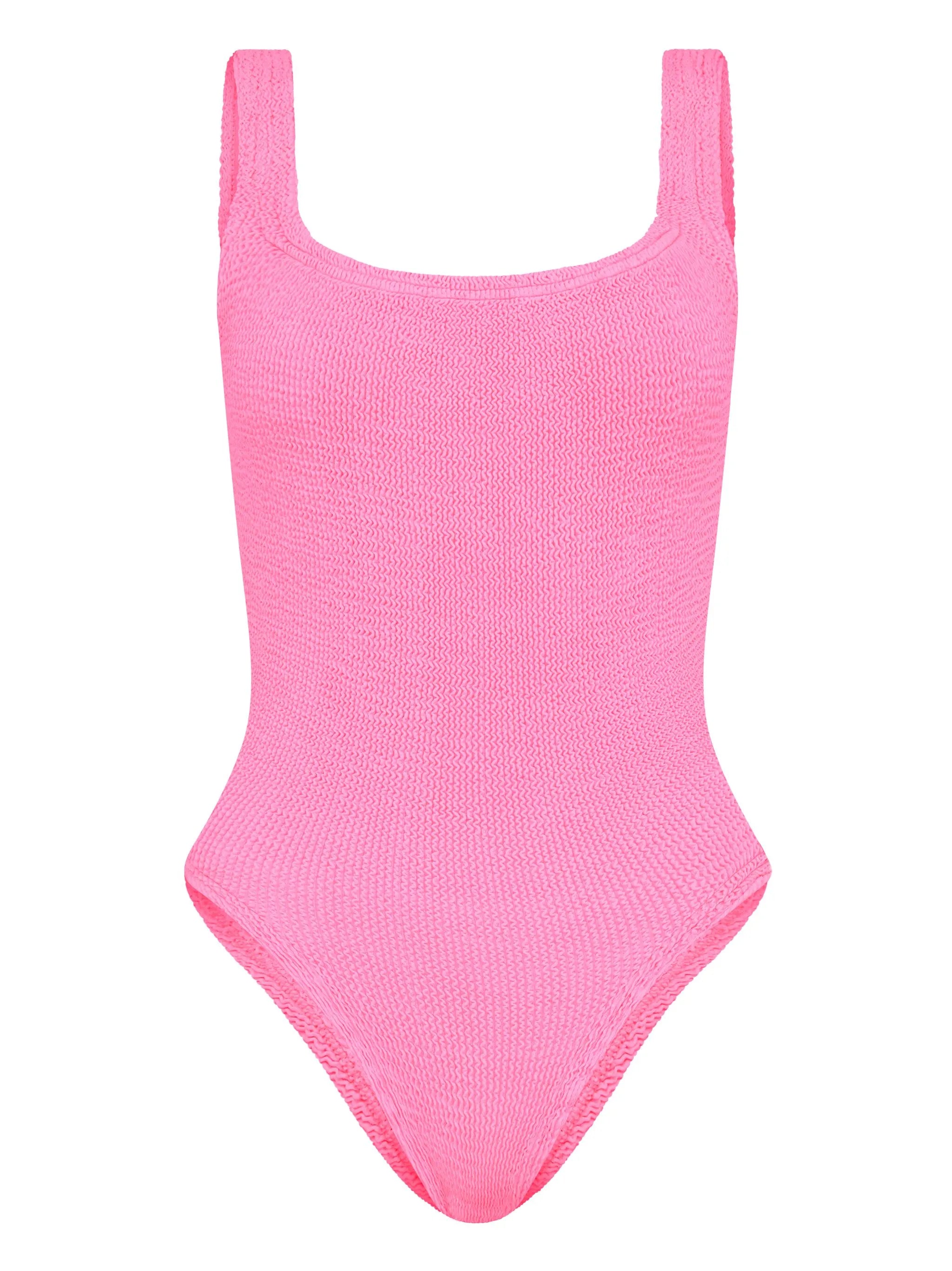 crinkle-effect swimsuit