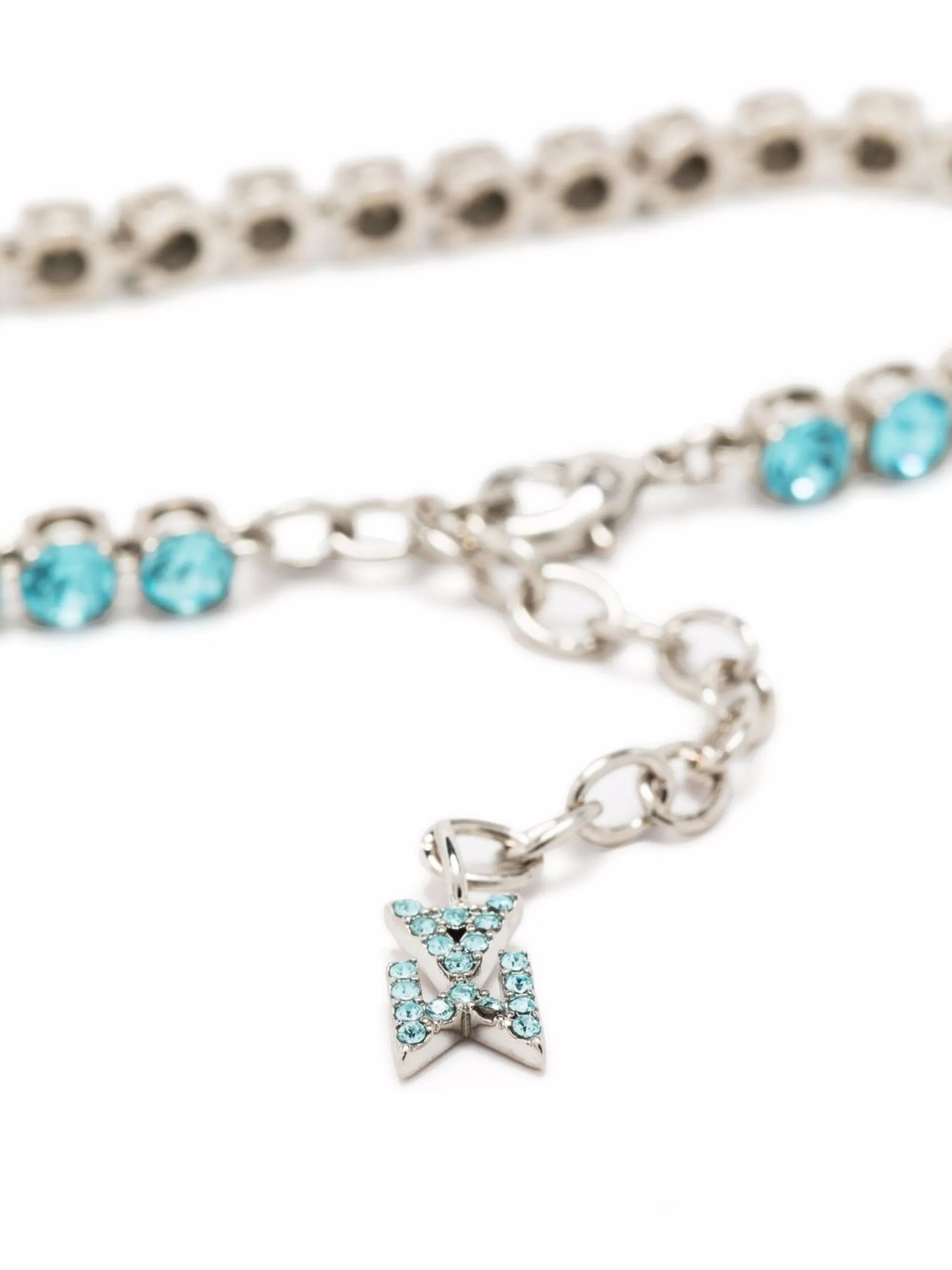 crystal-embellished Tennis anklet