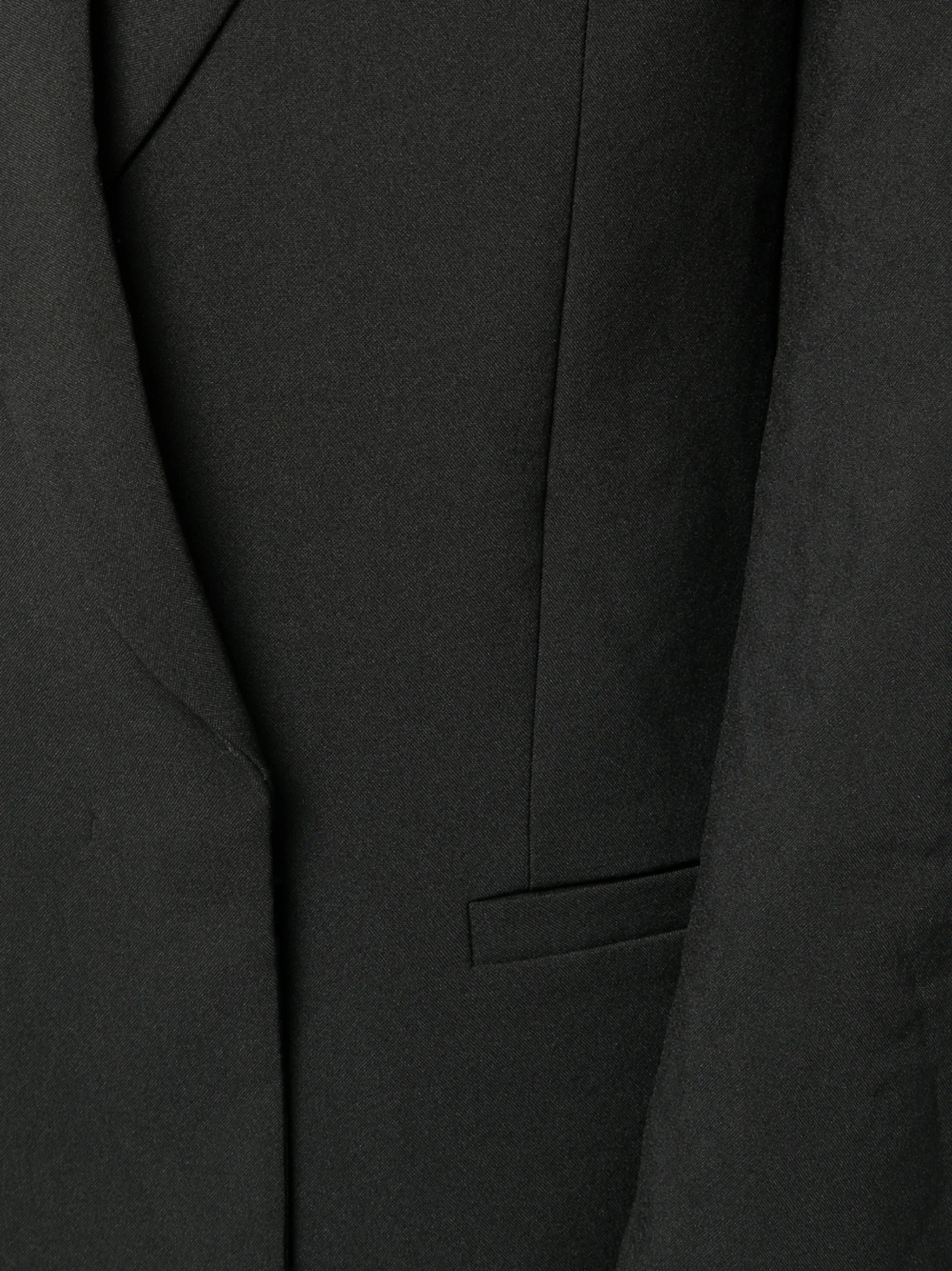 double-breasted boxy blazer