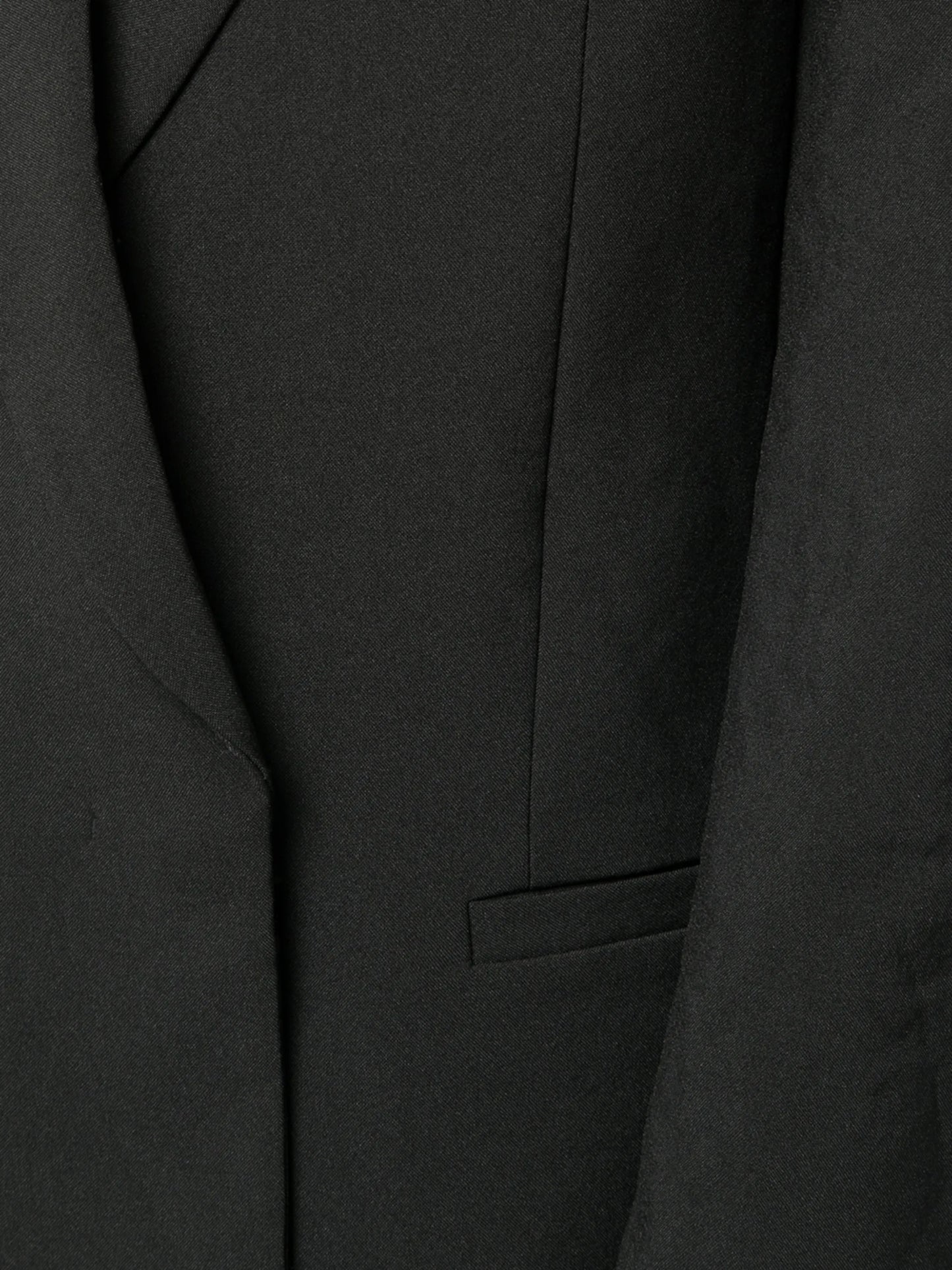 double-breasted boxy blazer