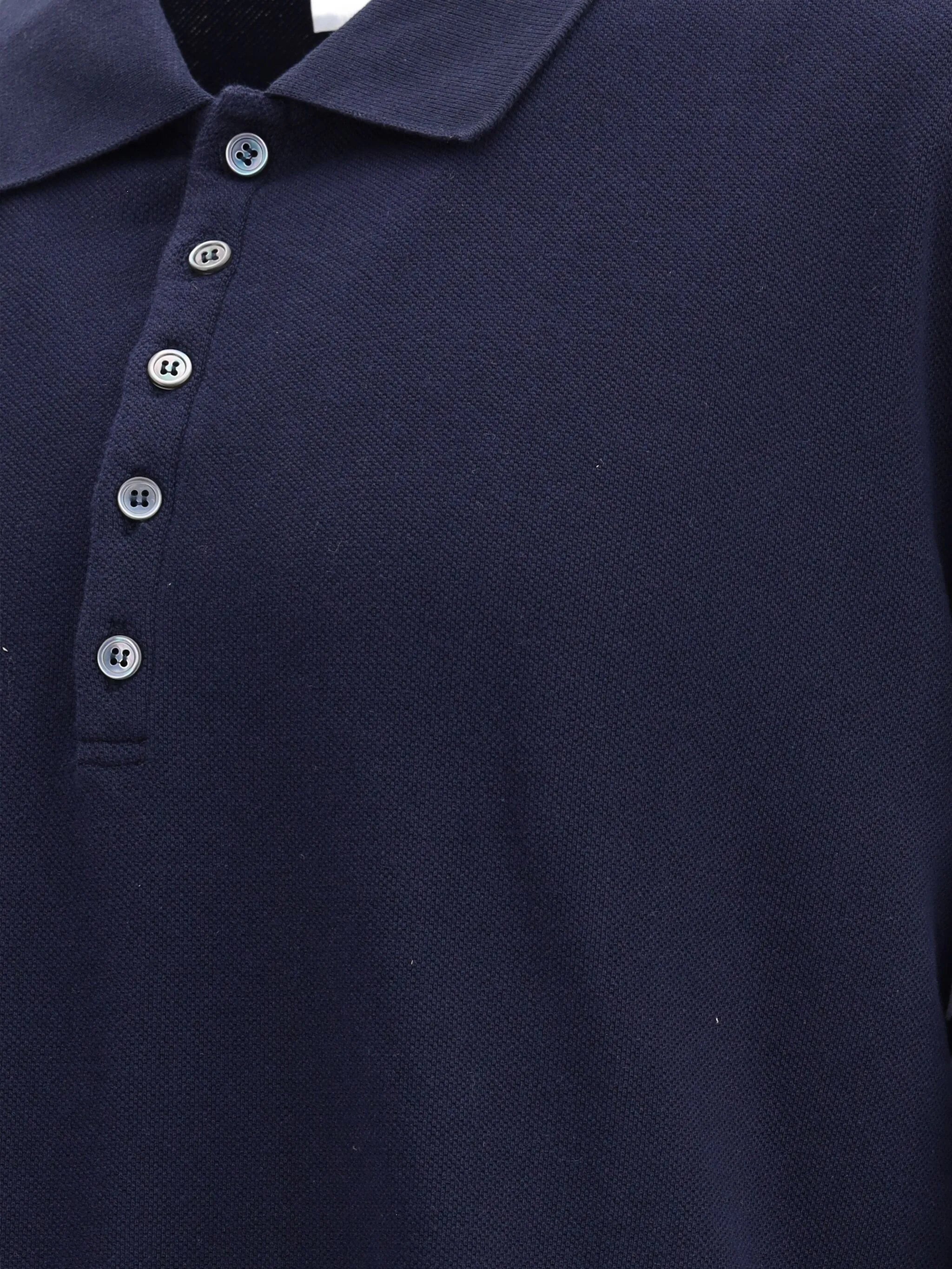 4-Bar long-sleeve polo shirt