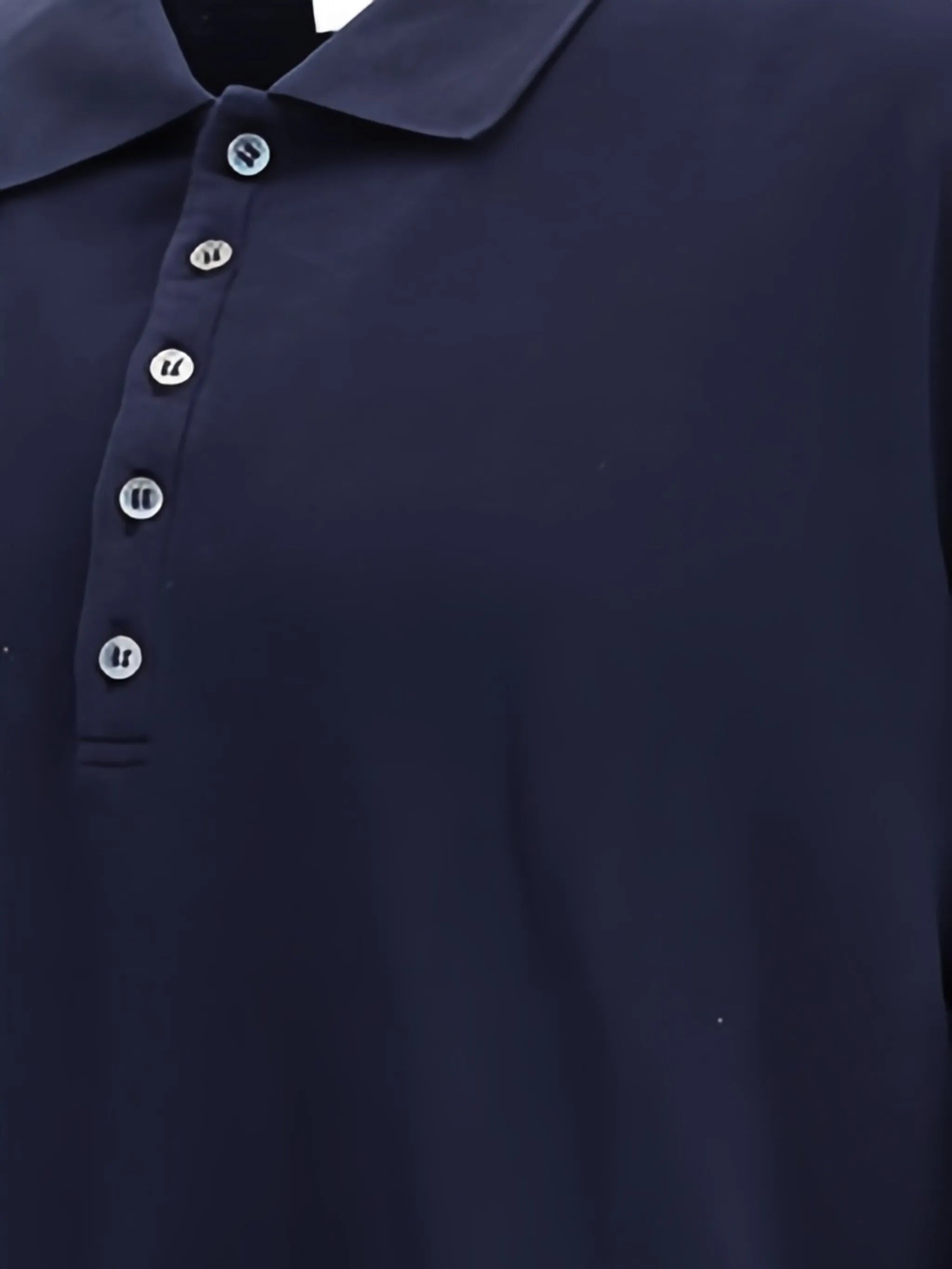 4-Bar long-sleeve polo shirt