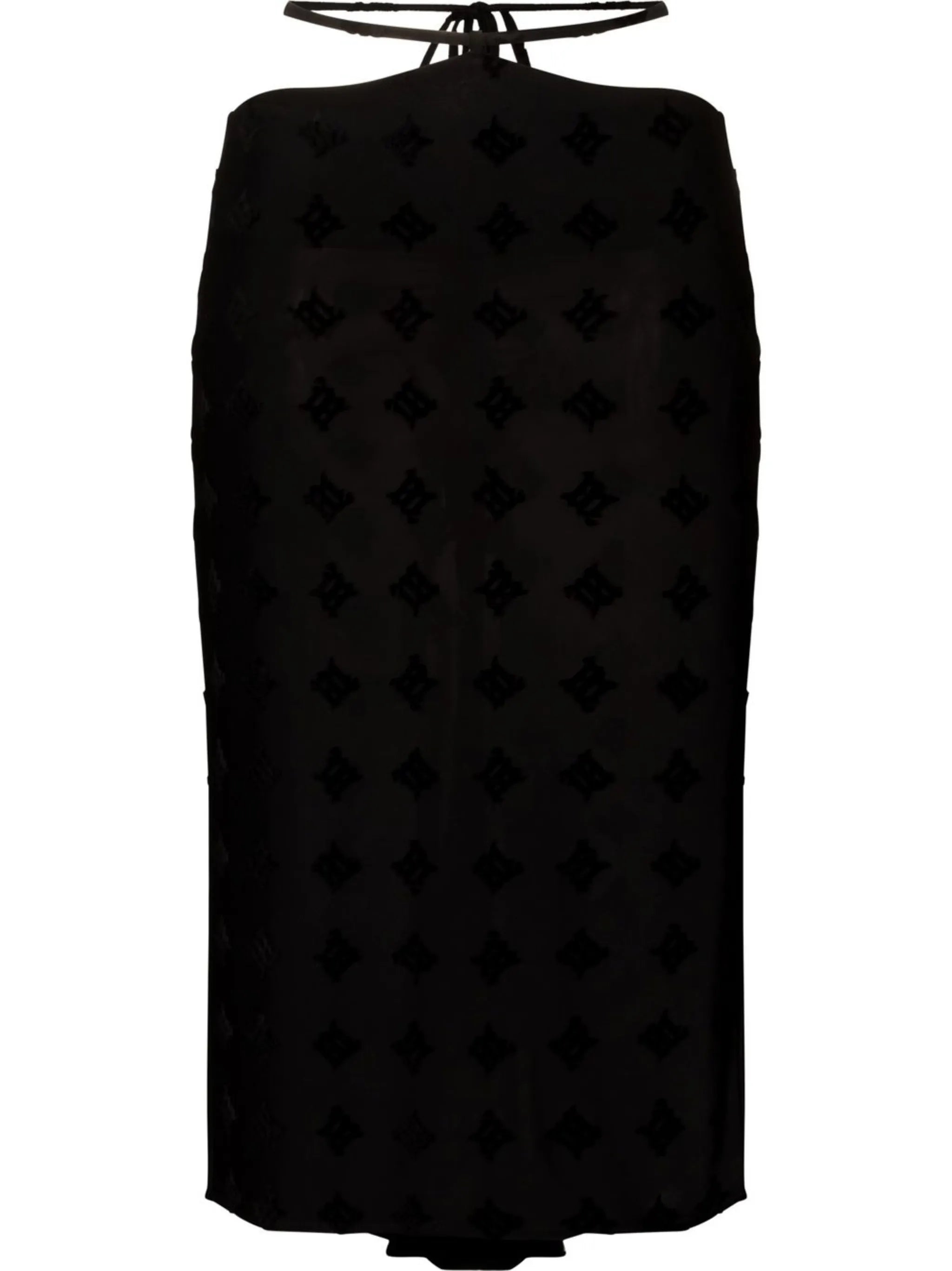 cut-out pencil skirt