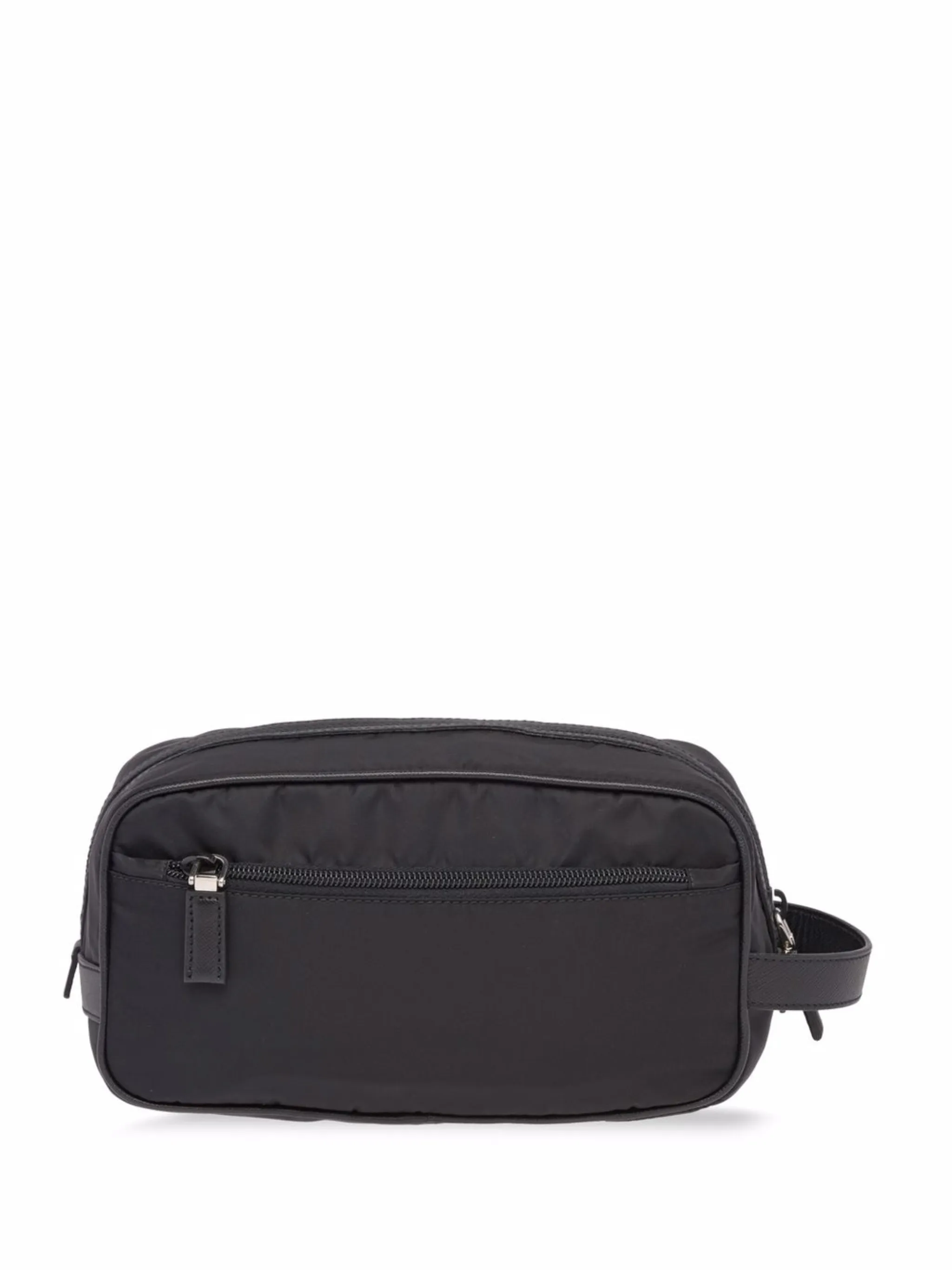 logo-plaque wash bag