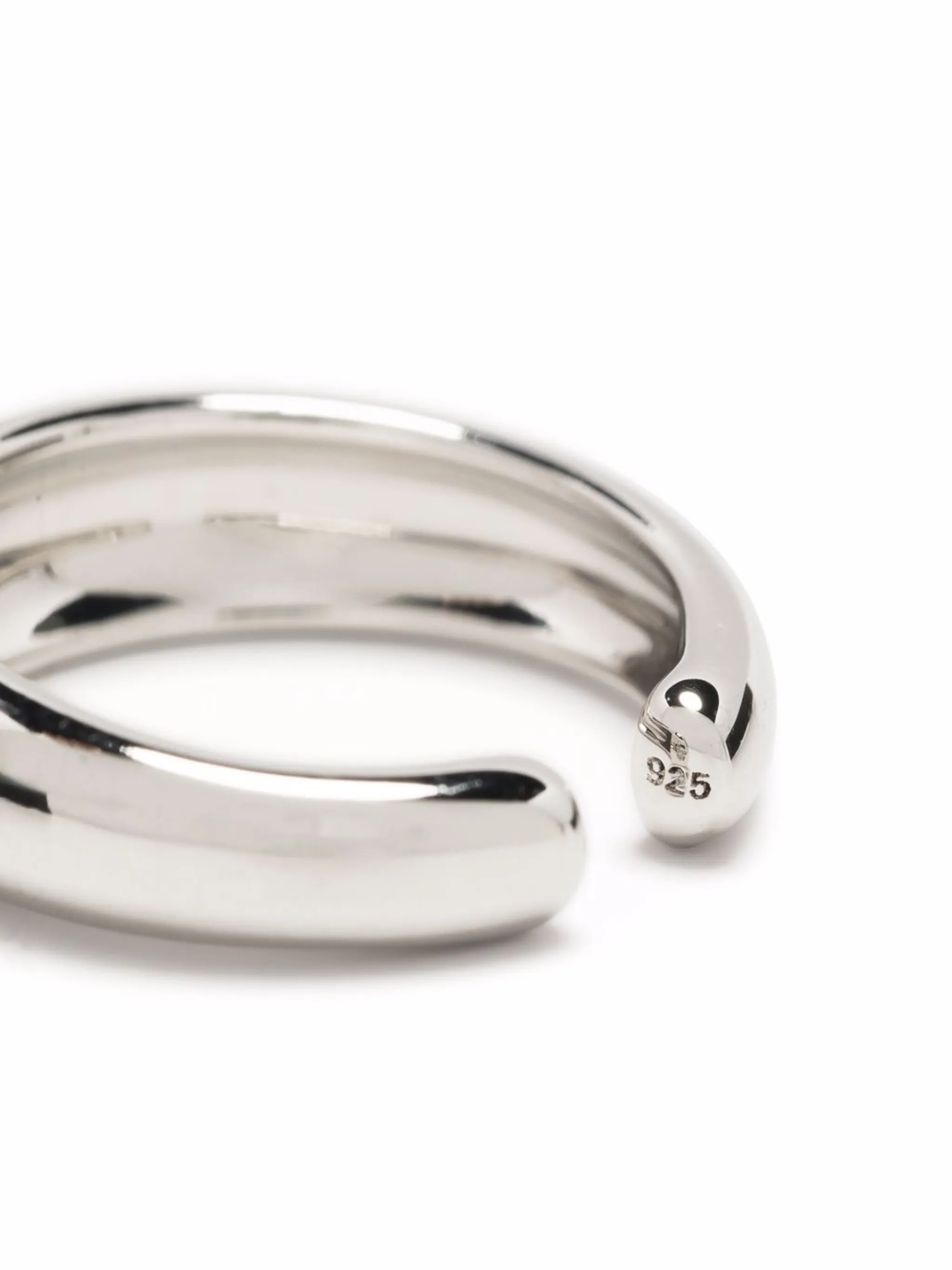 Thick Large sterling-silver ear cuff