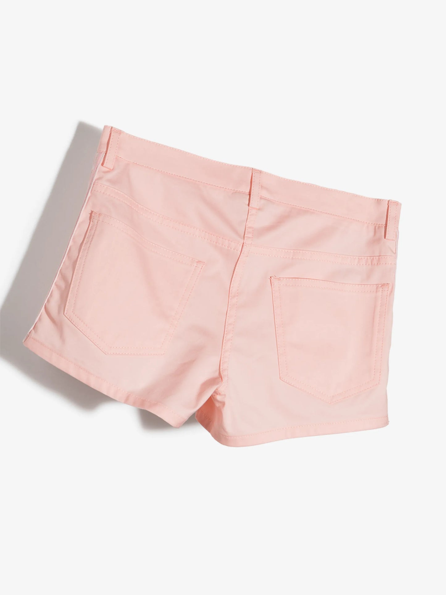 logo-trim denim shorts