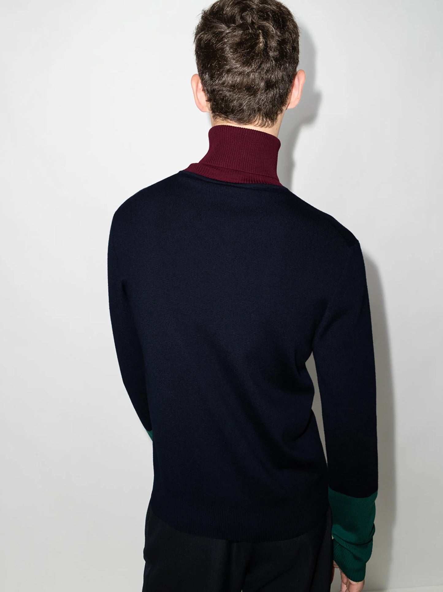 chest logo patch jumper