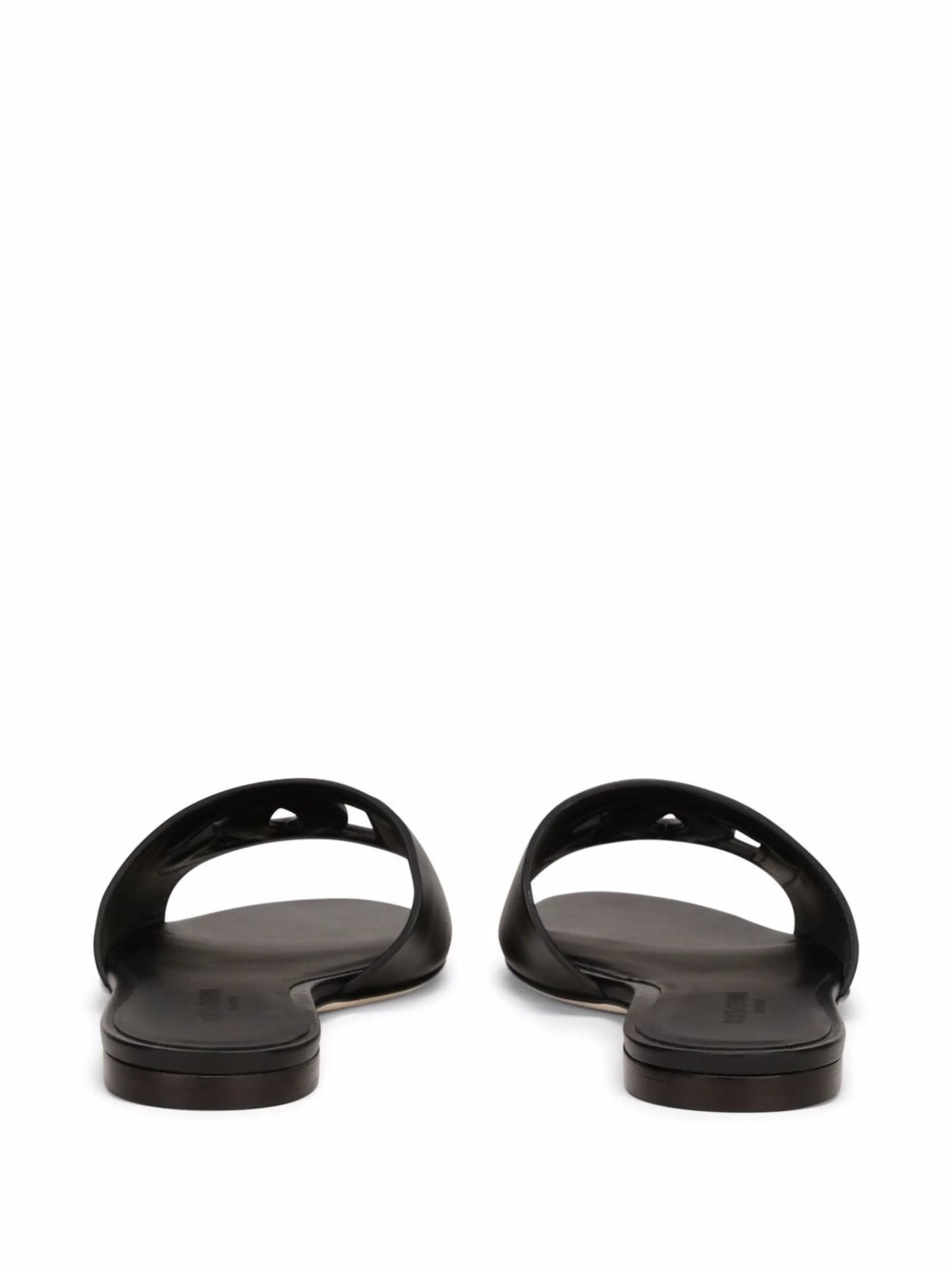 Bianca leather slides