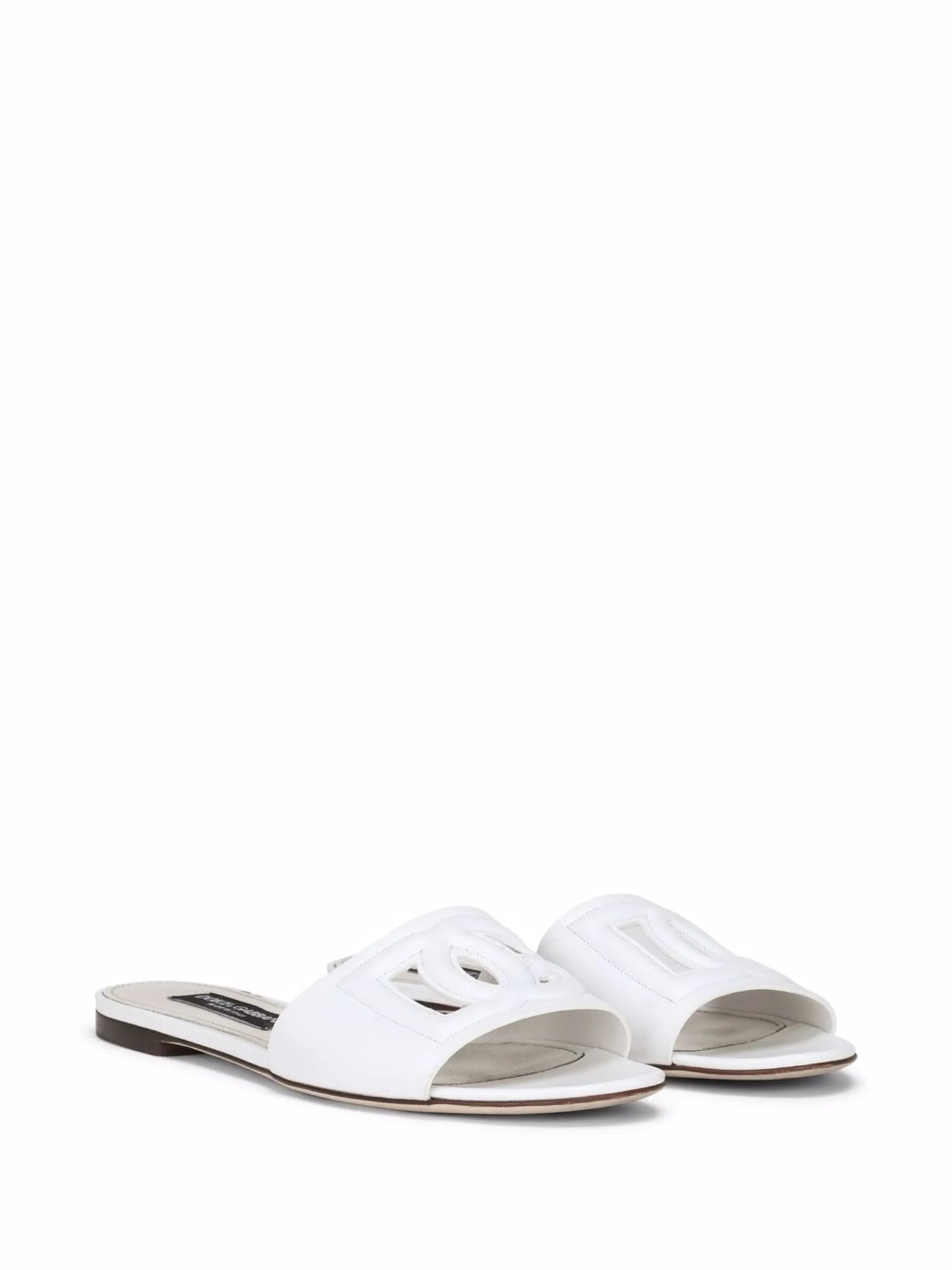 DG Logo leather sandals