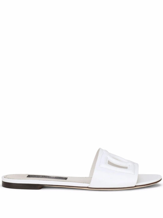 DG Logo leather sandals