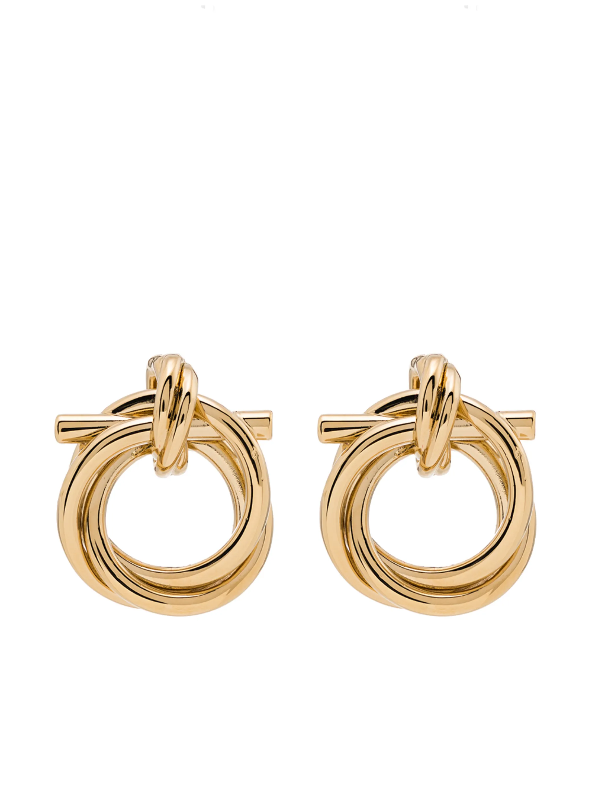 twisted Gancini earrings (S)