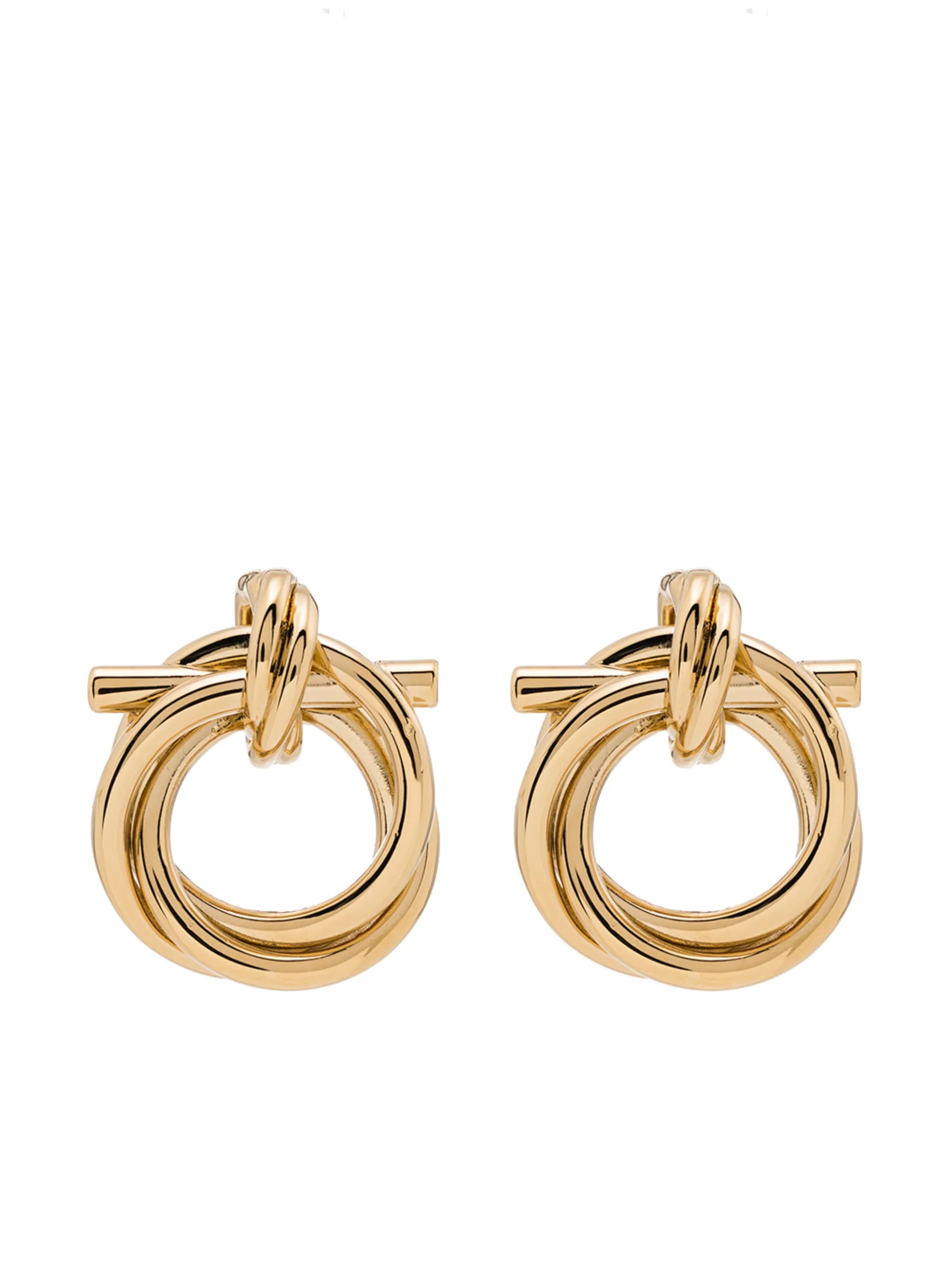 twisted Gancini earrings (S)