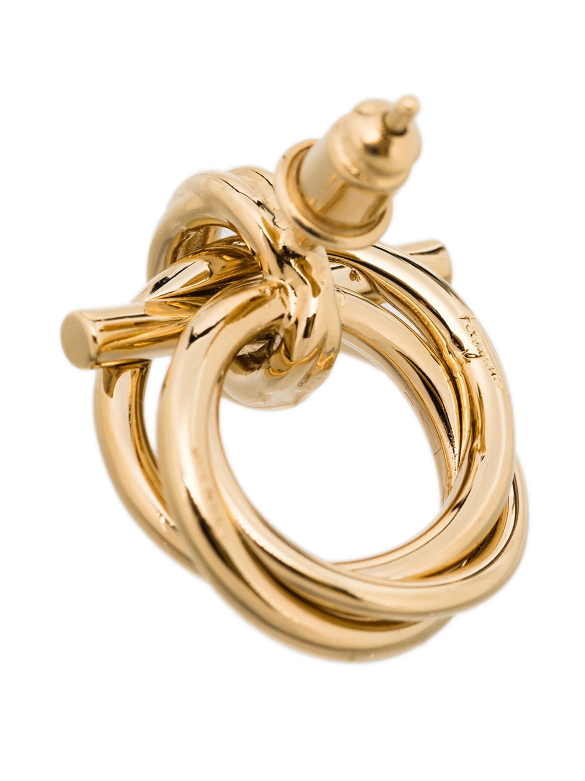twisted Gancini earrings (S)