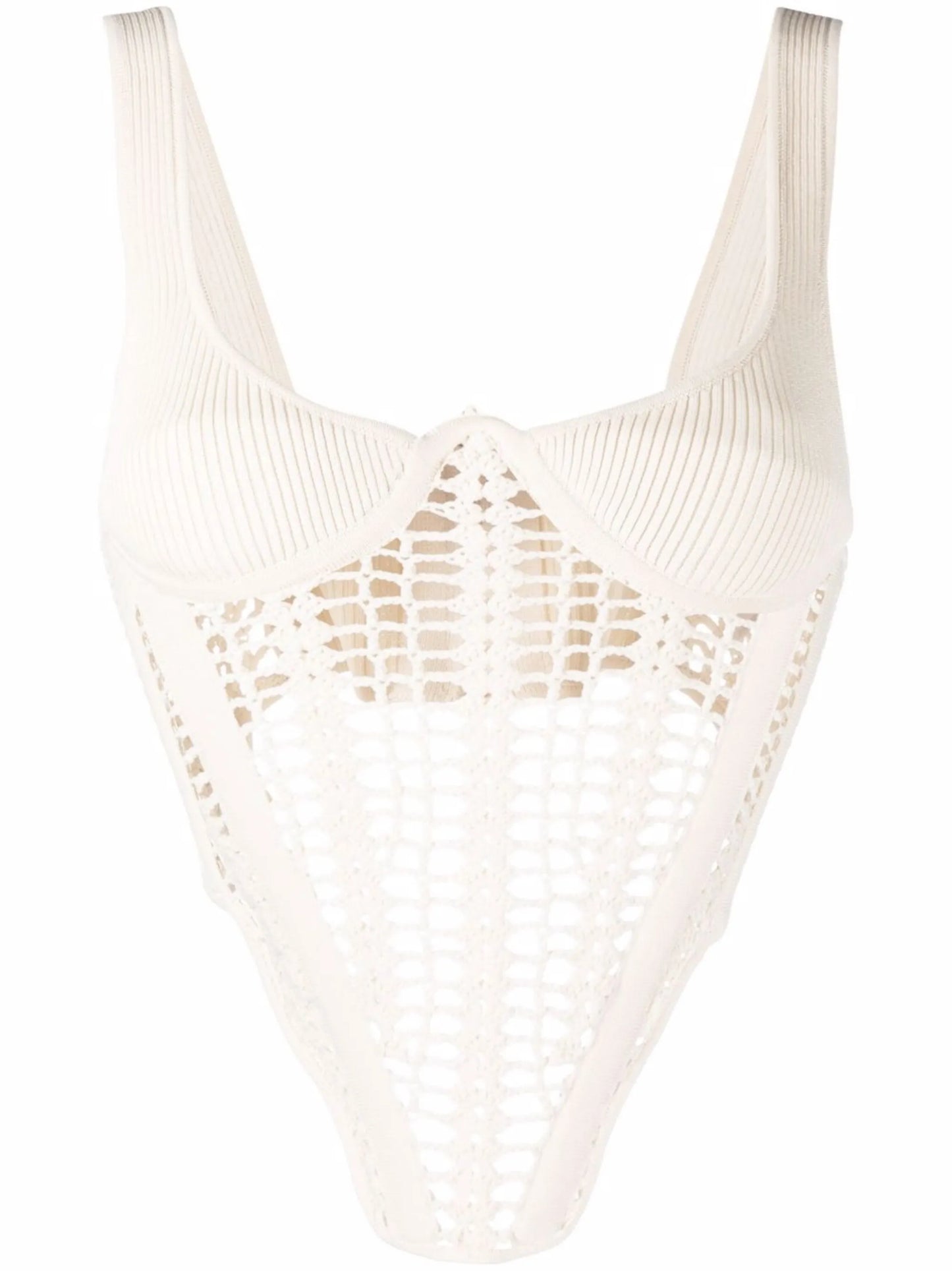 cut out-detail bustier top