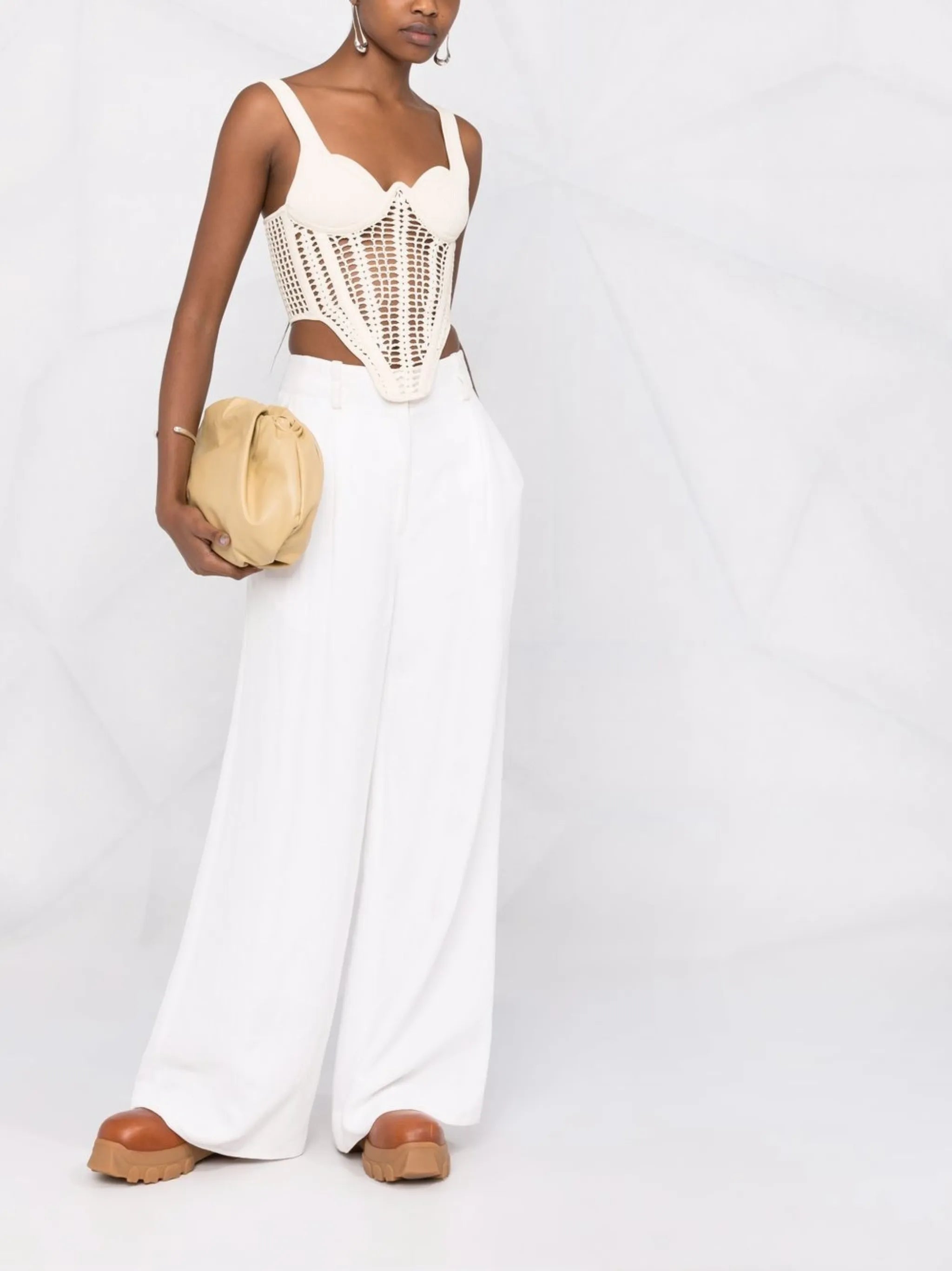 cut out-detail bustier top