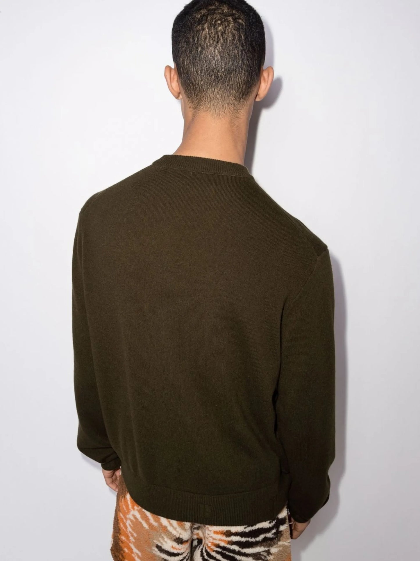 CUT AWAY LOGO CREW MilitaryNastrium Hoodie Sweatshirt "Black"