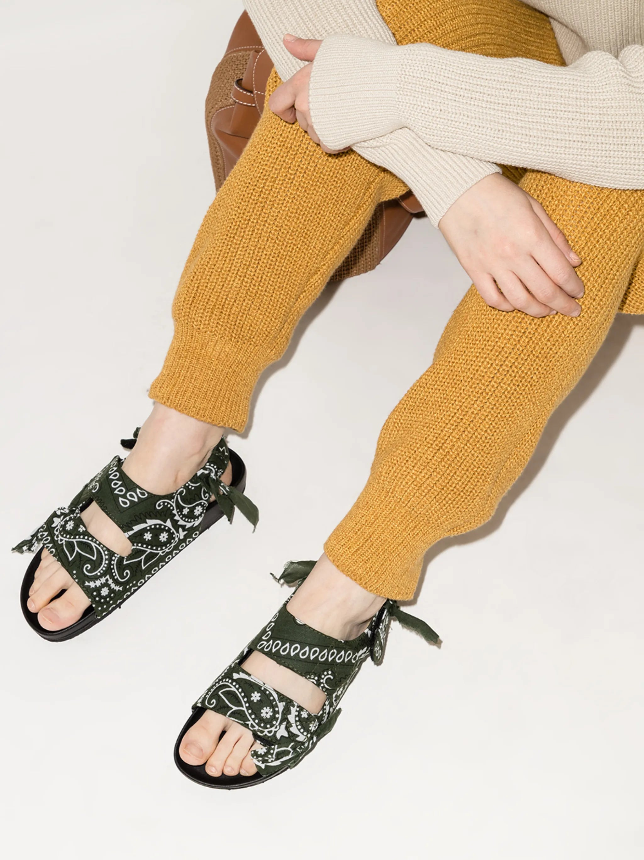 Apache bandana-print sandals