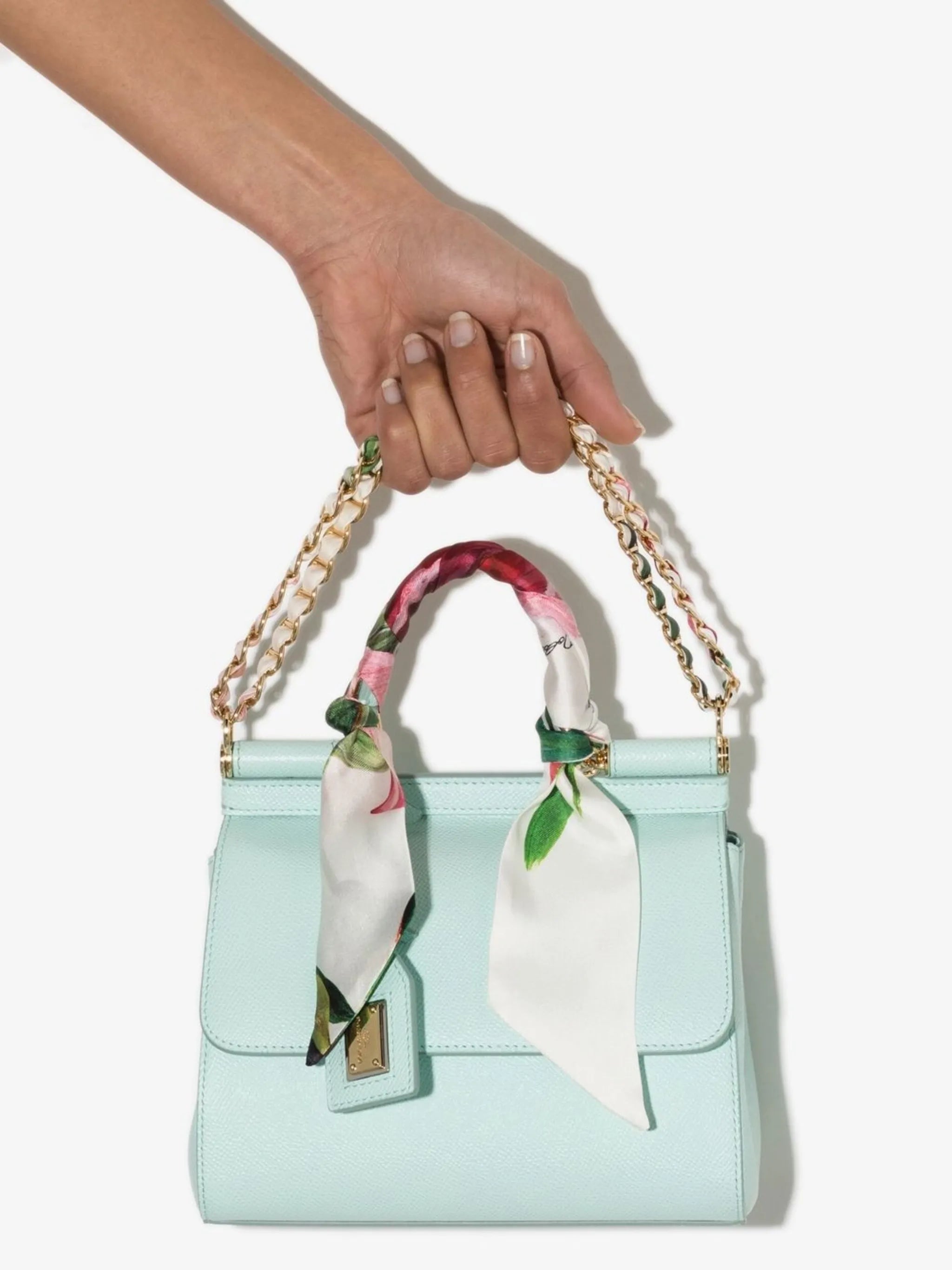 small Sicily scarf-detail shoulder bag