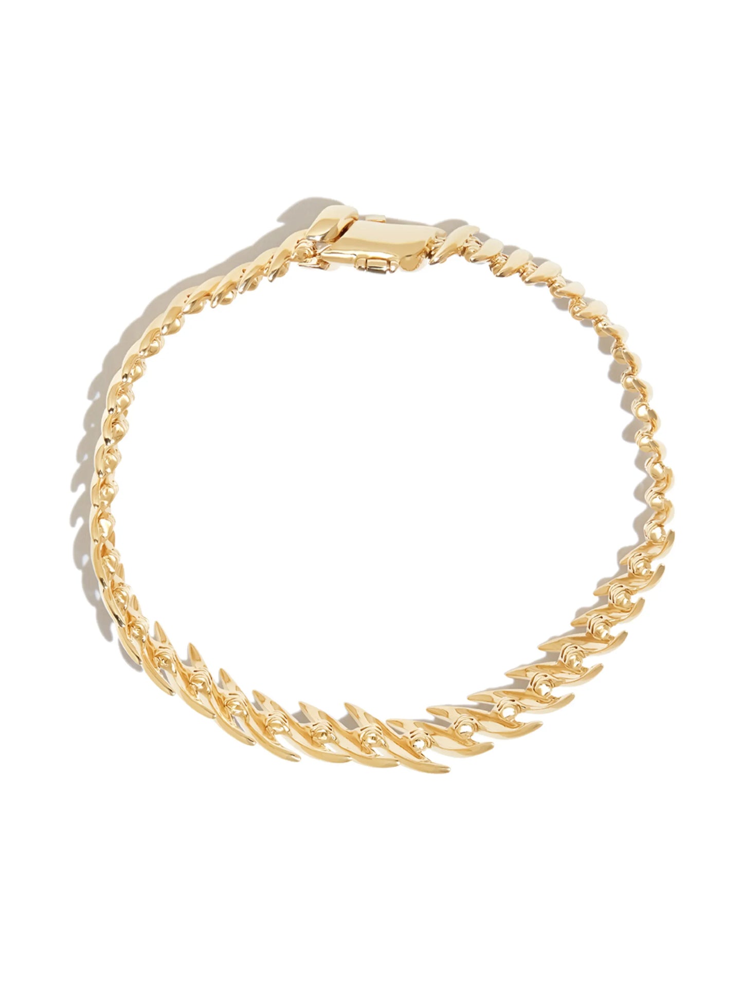 18kt yellow gold Flame bracelet