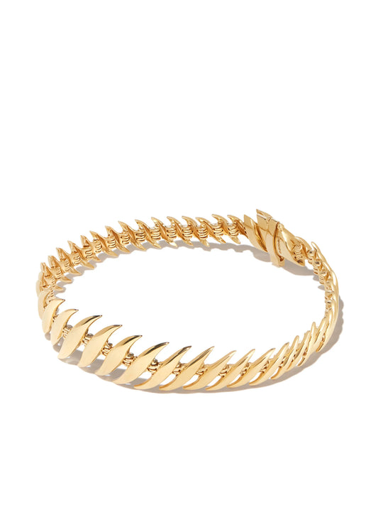 FJORGE 18CT YG FLAME SML BNGL BRCLT