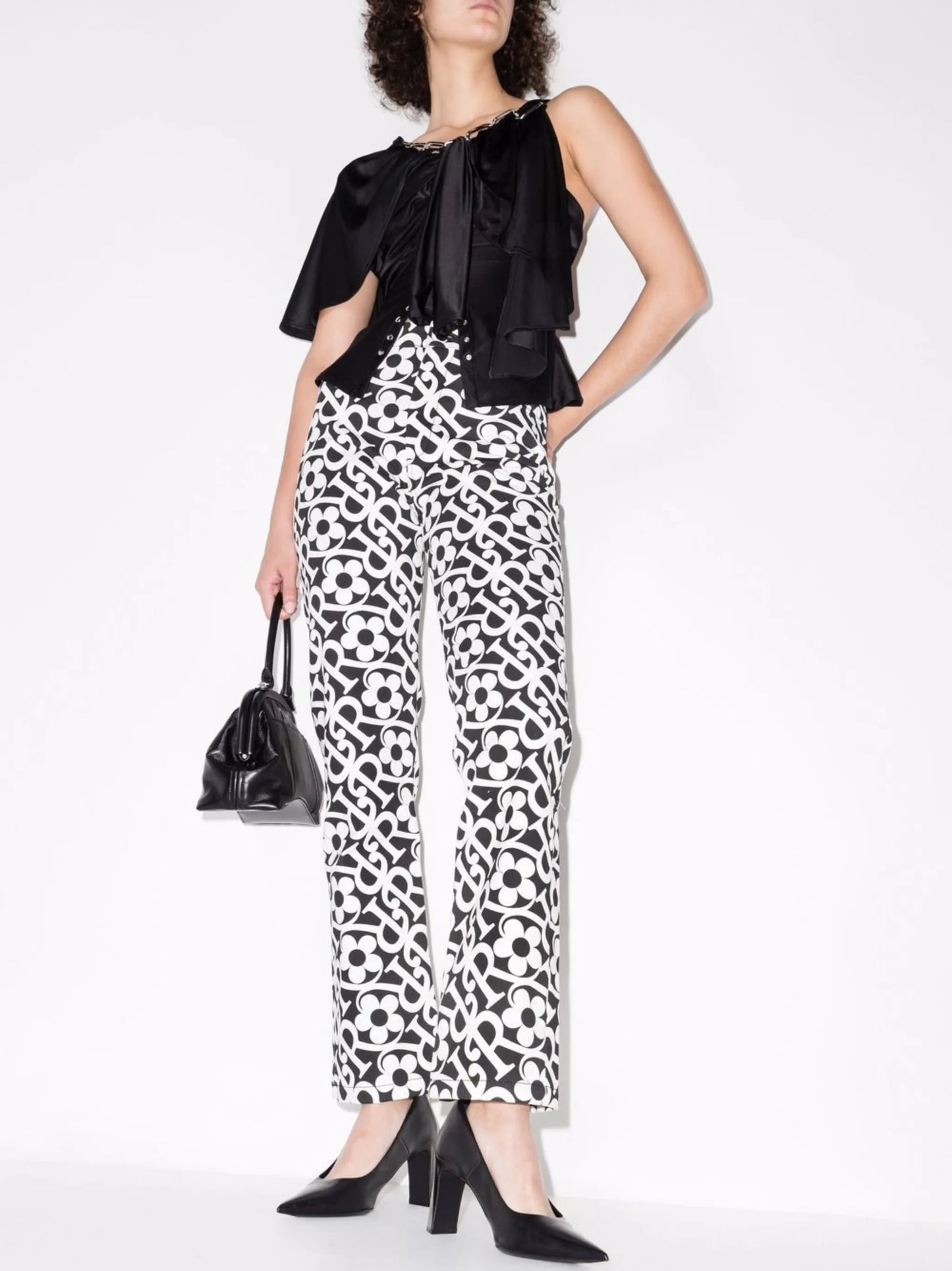 Daisy logo straight-leg jeans