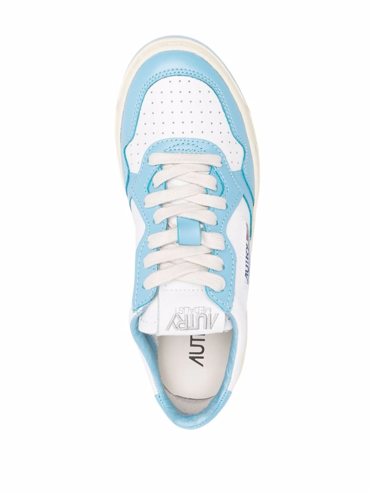 panelled low-top sneakers